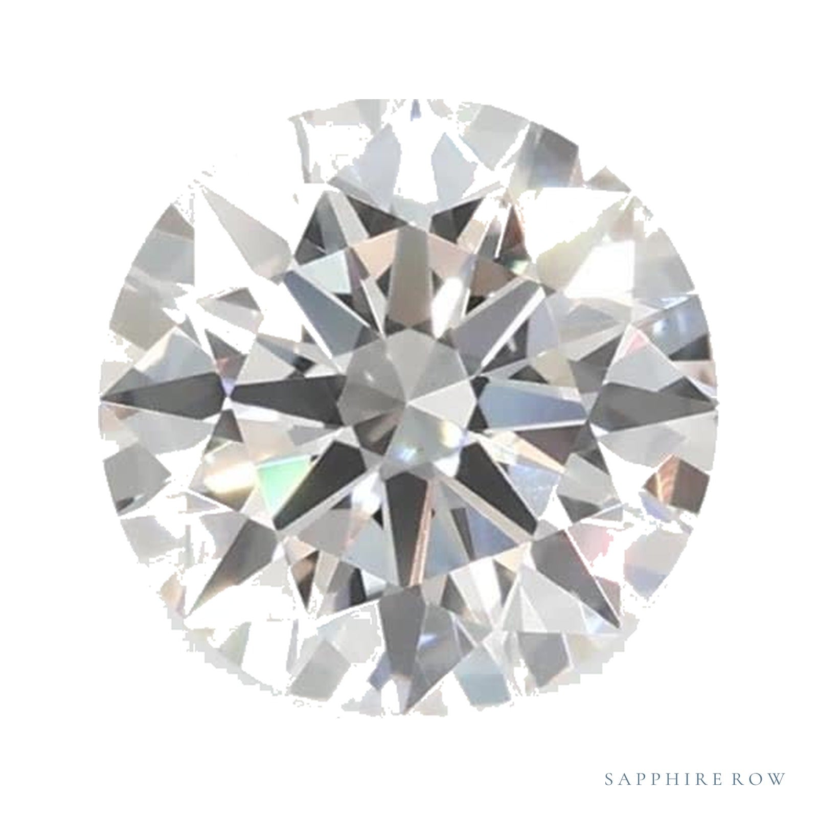 0.59 ct lab-grown diamond, round cut | Sapphire Row · cut4