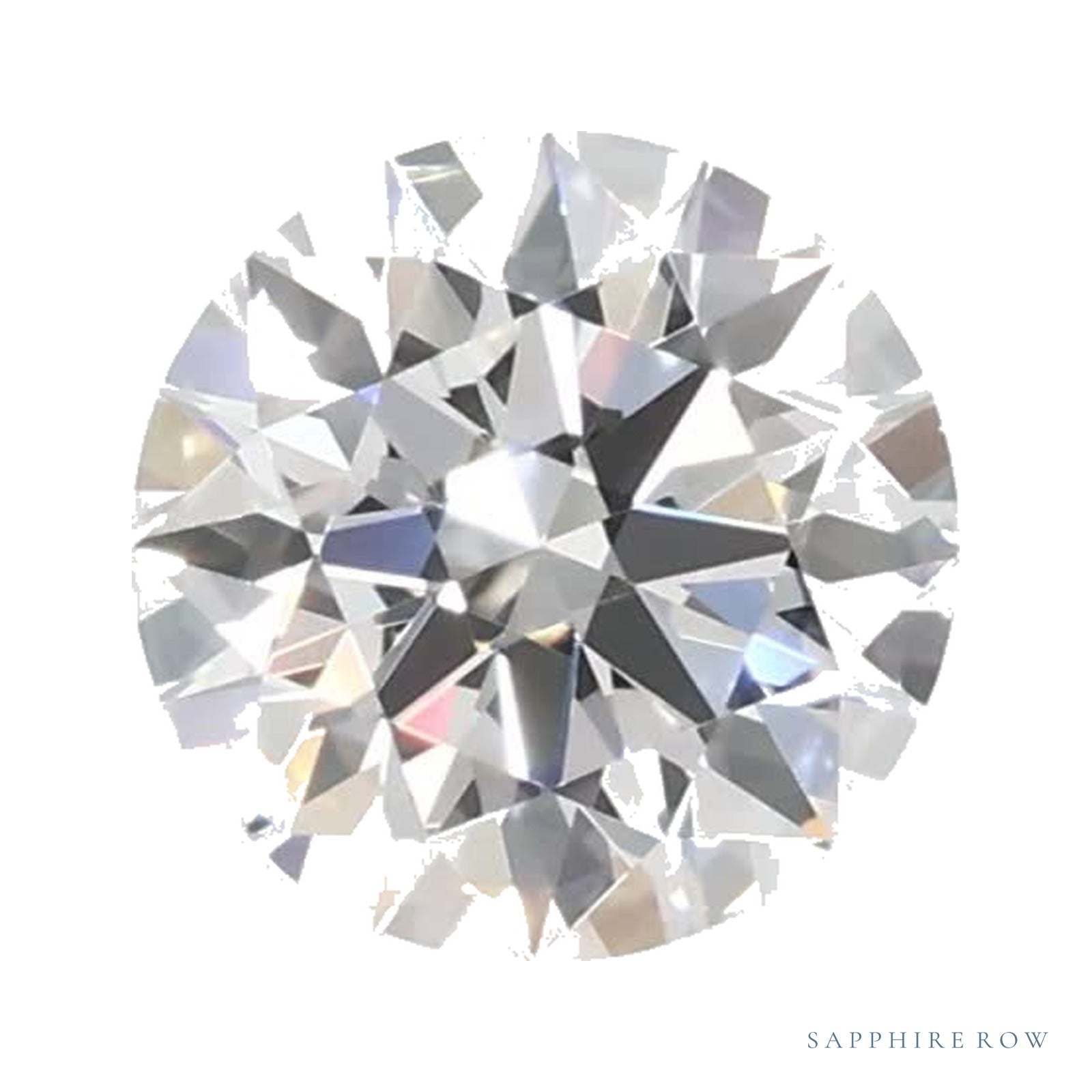 0.59 ct lab-grown diamond, round cut | Sapphire Row · cut4