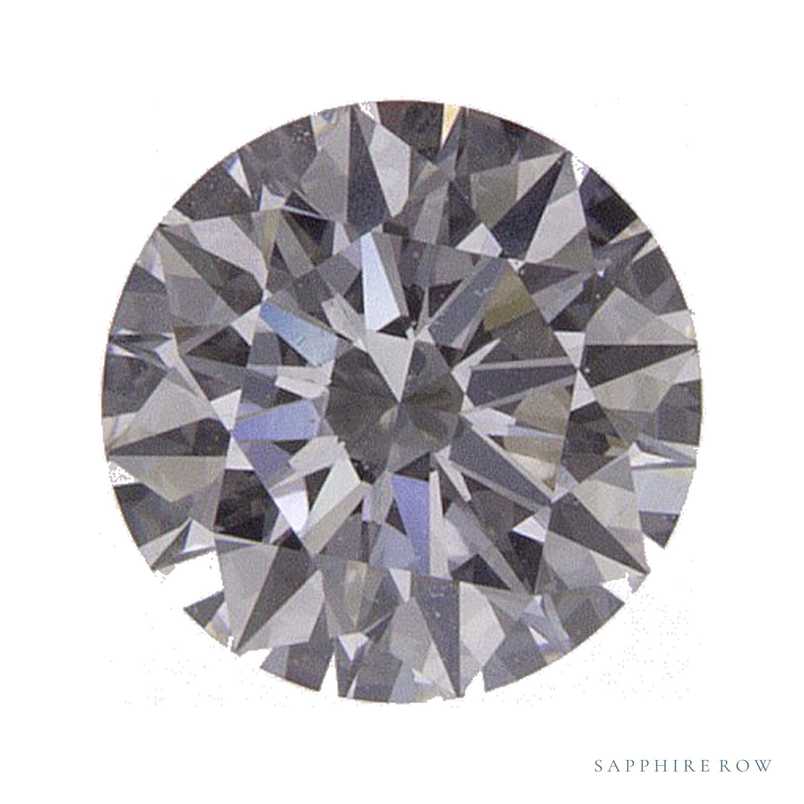 0.58 ct natural diamond, round cut | Sapphire Row · cut4