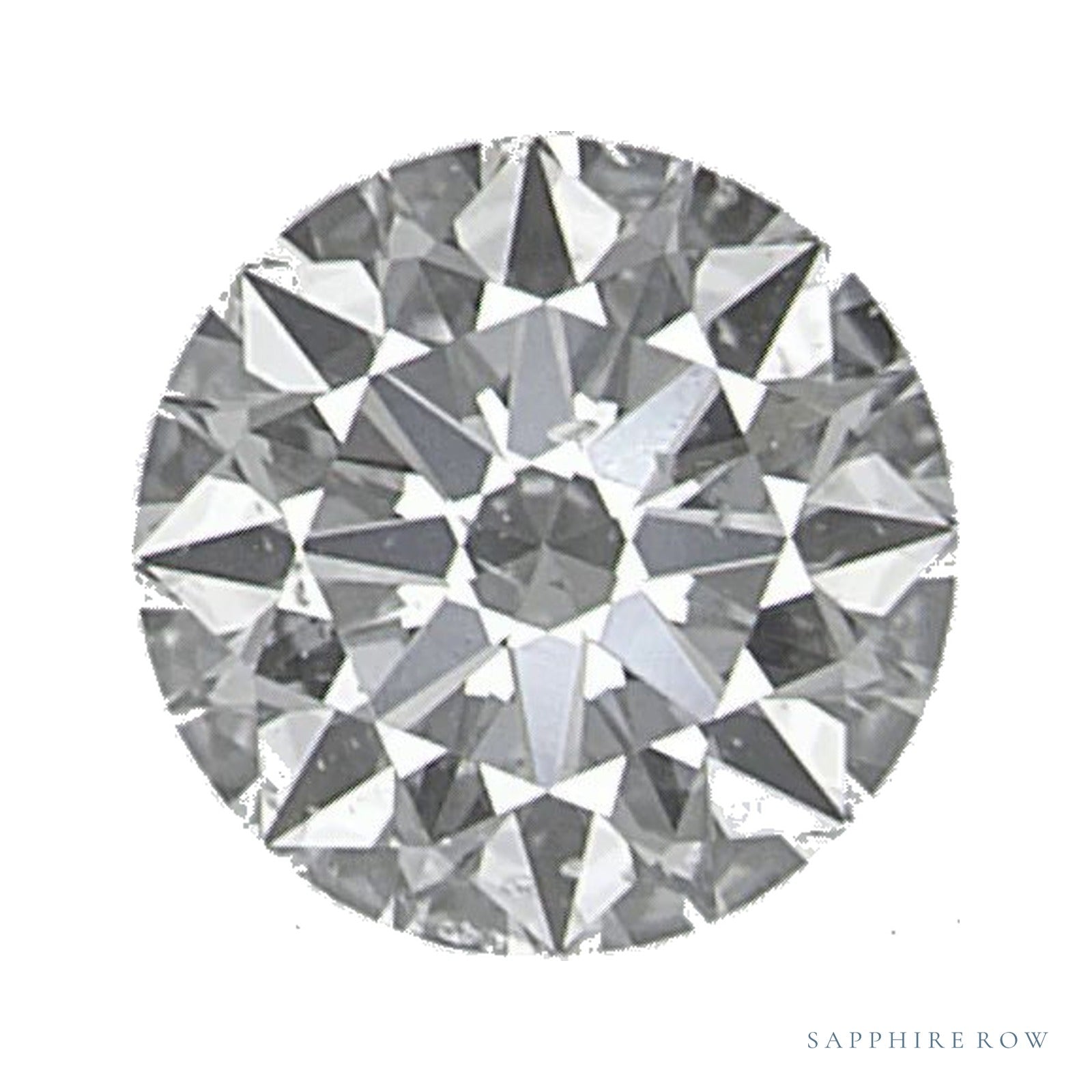 0.58 ct Round Natural Diamond – F SI2 — Sapphire Row · cut · cut3 · cut4