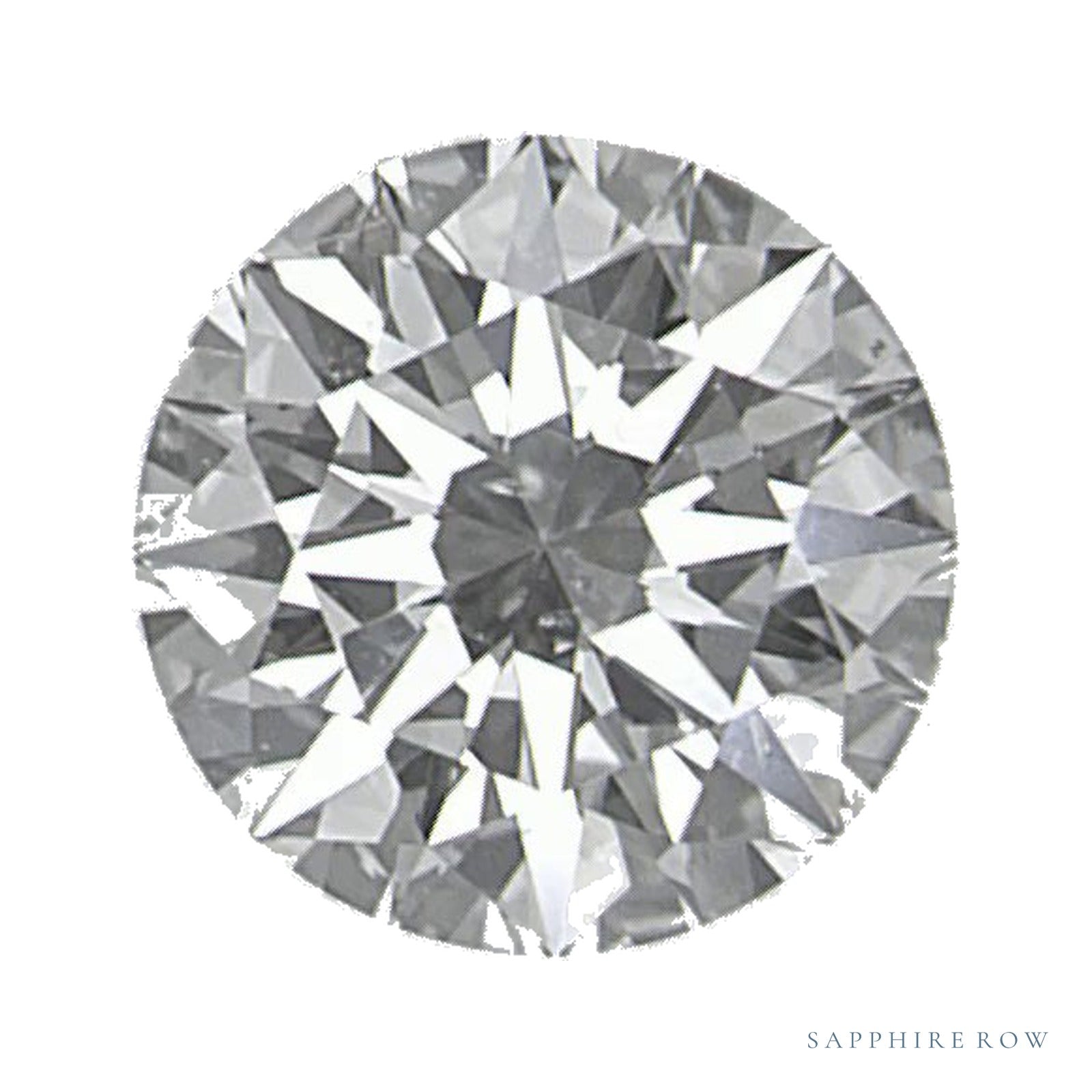 0.58 ct natural diamond, round cut | Sapphire Row · cut4