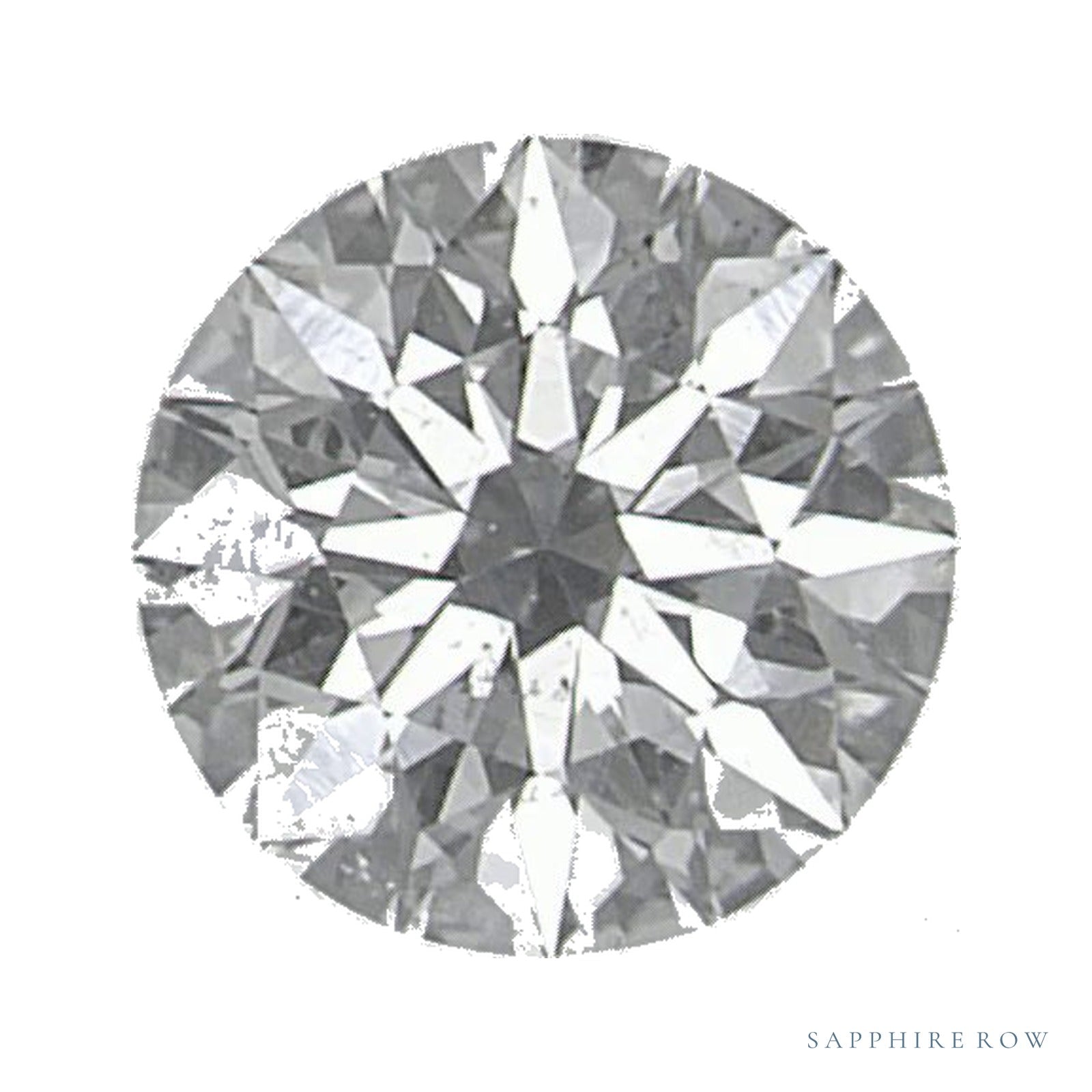 0.58 ct natural diamond, round cut | Sapphire Row