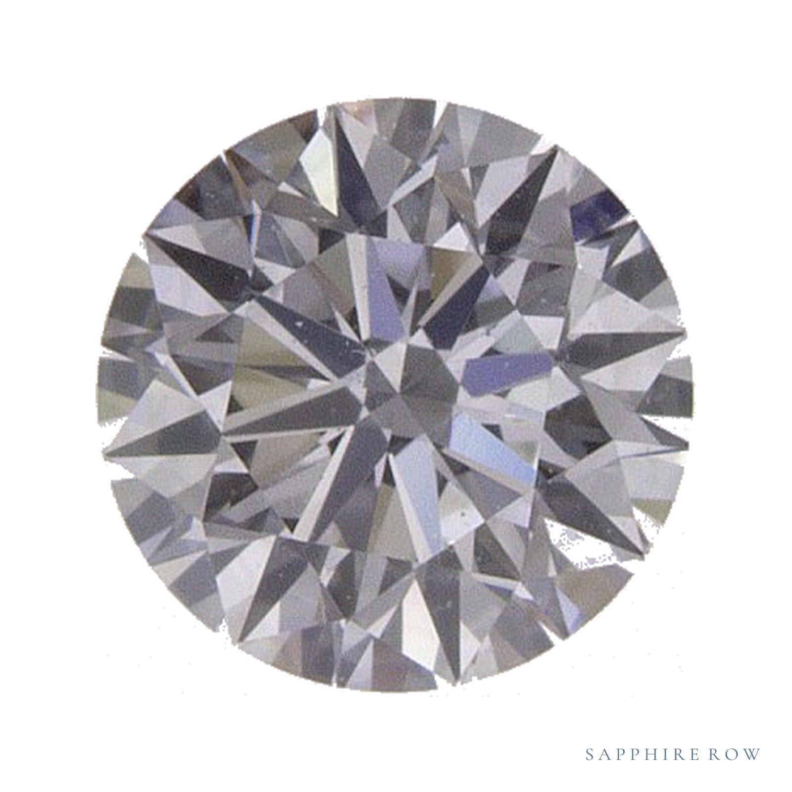 0.58 ct Round Natural Diamond – E VVS1 — Sapphire Row · cut · cut3 · cut4