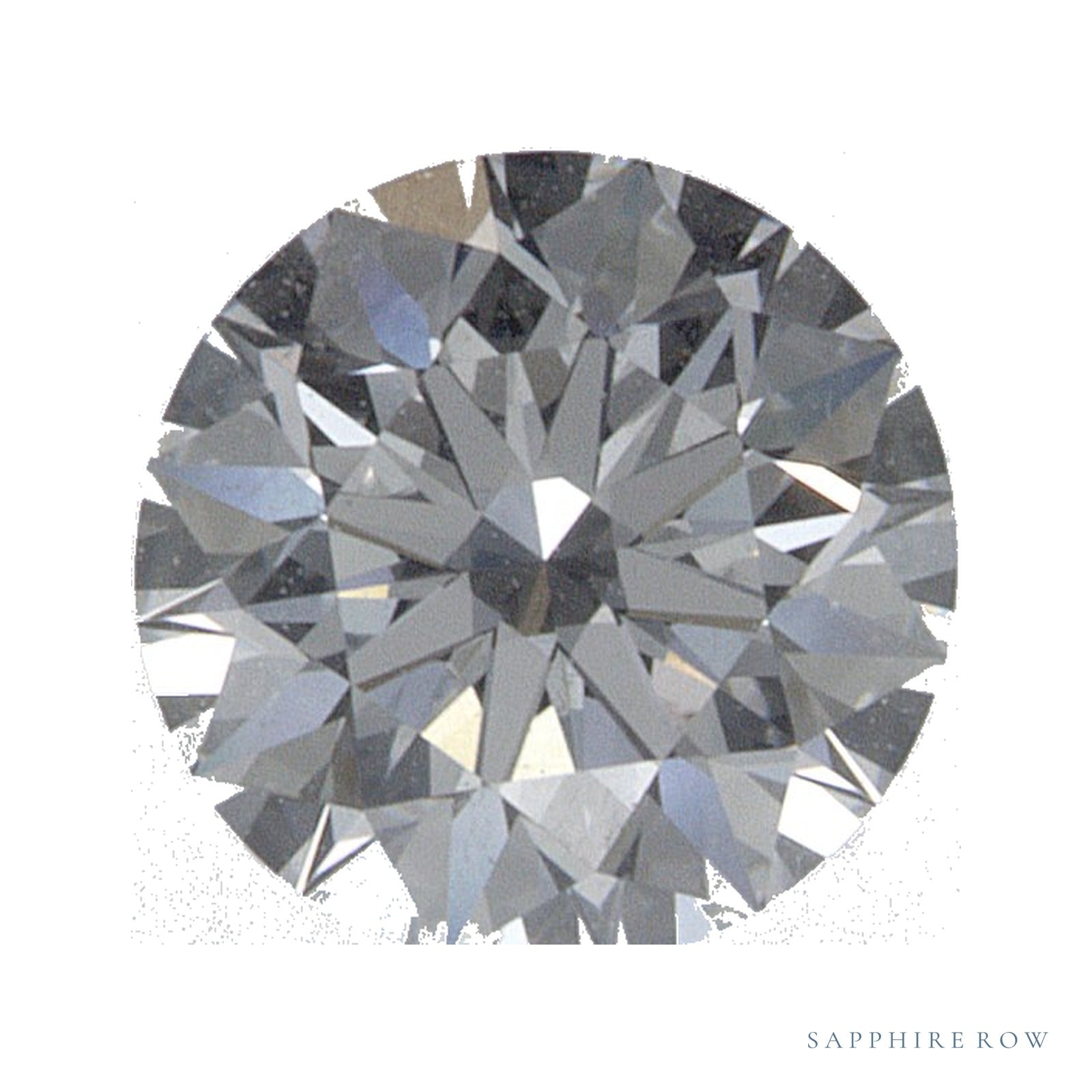 0.58 ct natural diamond, round cut | Sapphire Row · cut4