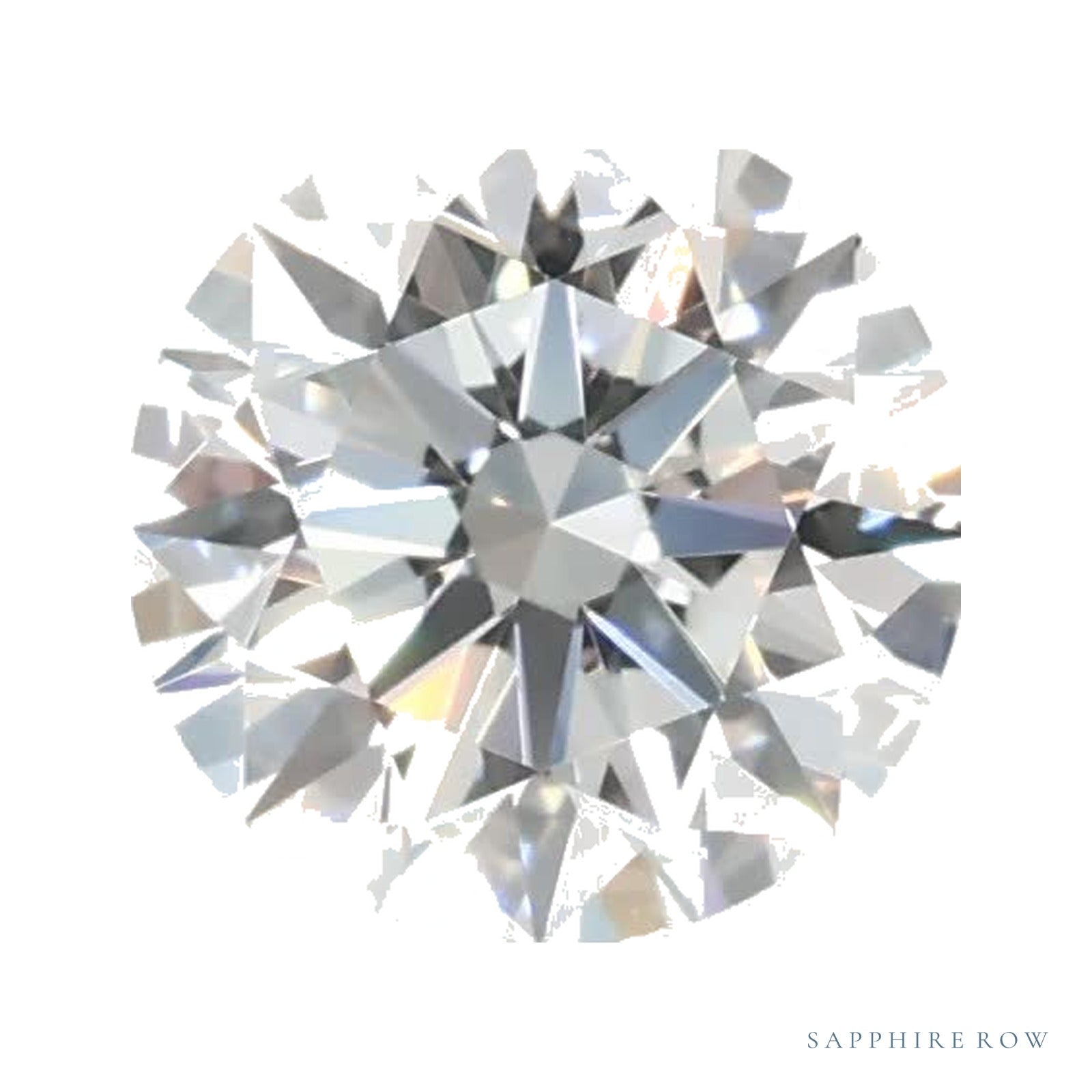 0.58 ct Round Lab-Grown Diamond – E VS1 — Sapphire Row · cut3 · cut4