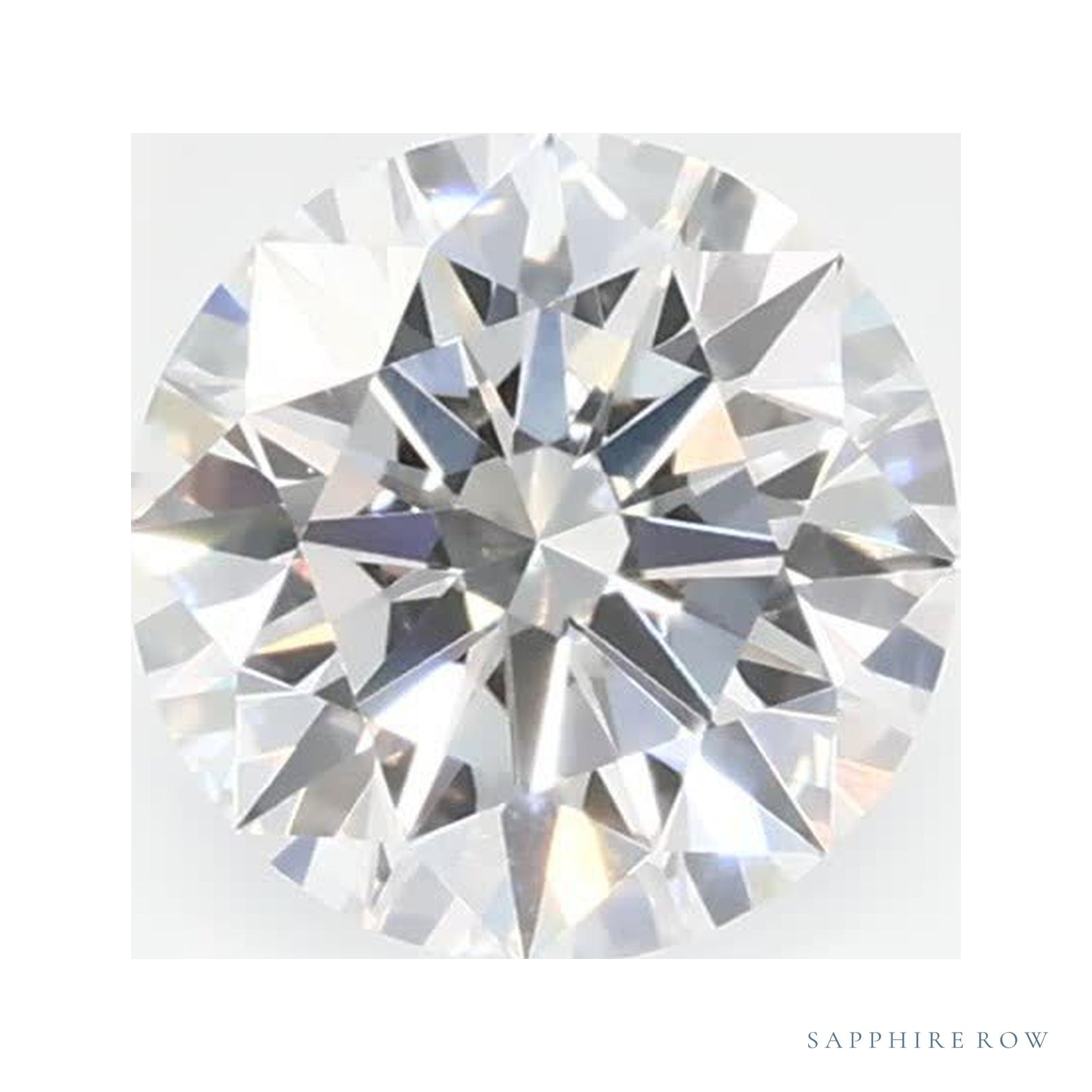 0.58 ct Round Lab-Grown Diamond – D VS1 — Sapphire Row · cut · cut3 · cut4