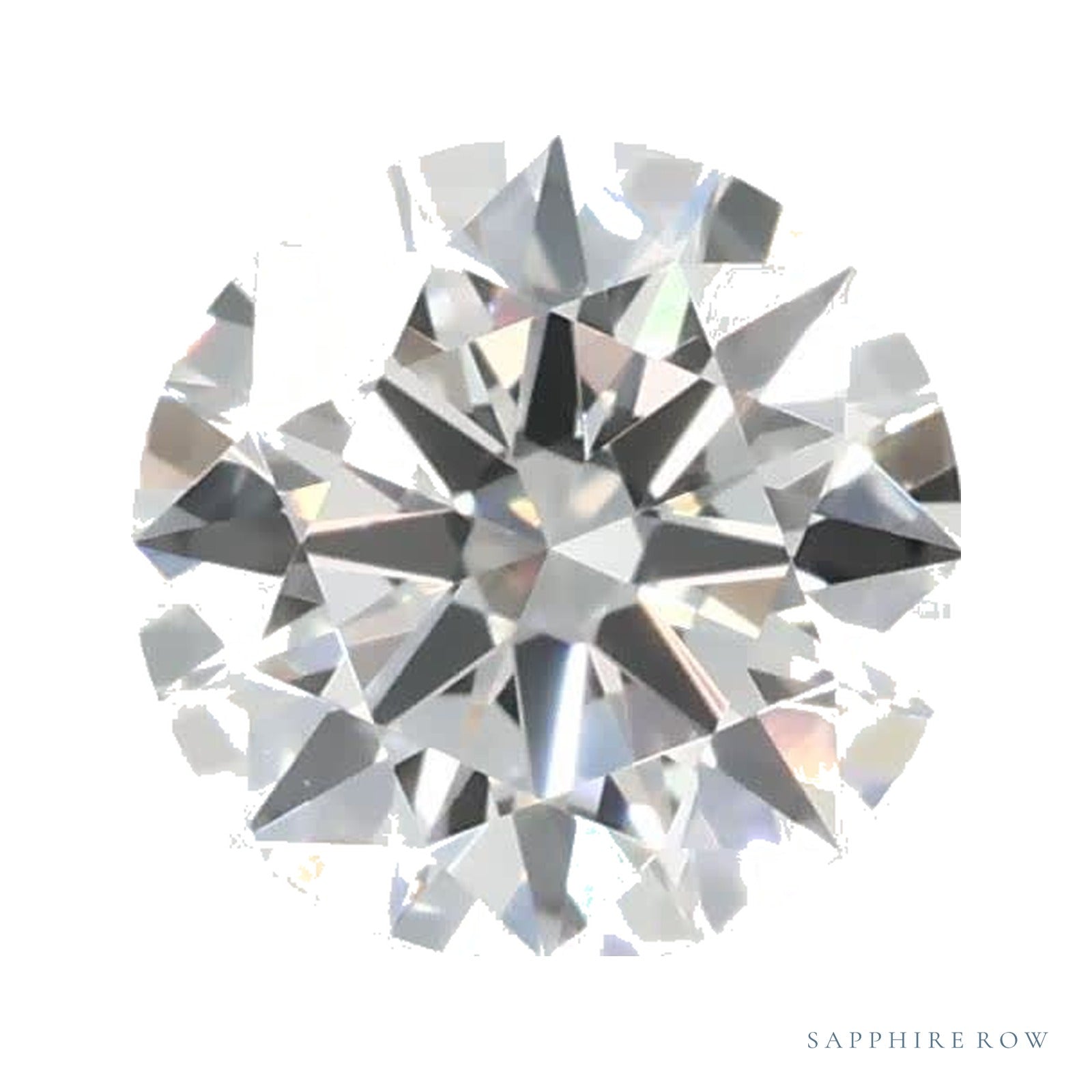0.58 ct Round Lab-Grown Diamond – D VS1 — Sapphire Row · cut3 · cut4