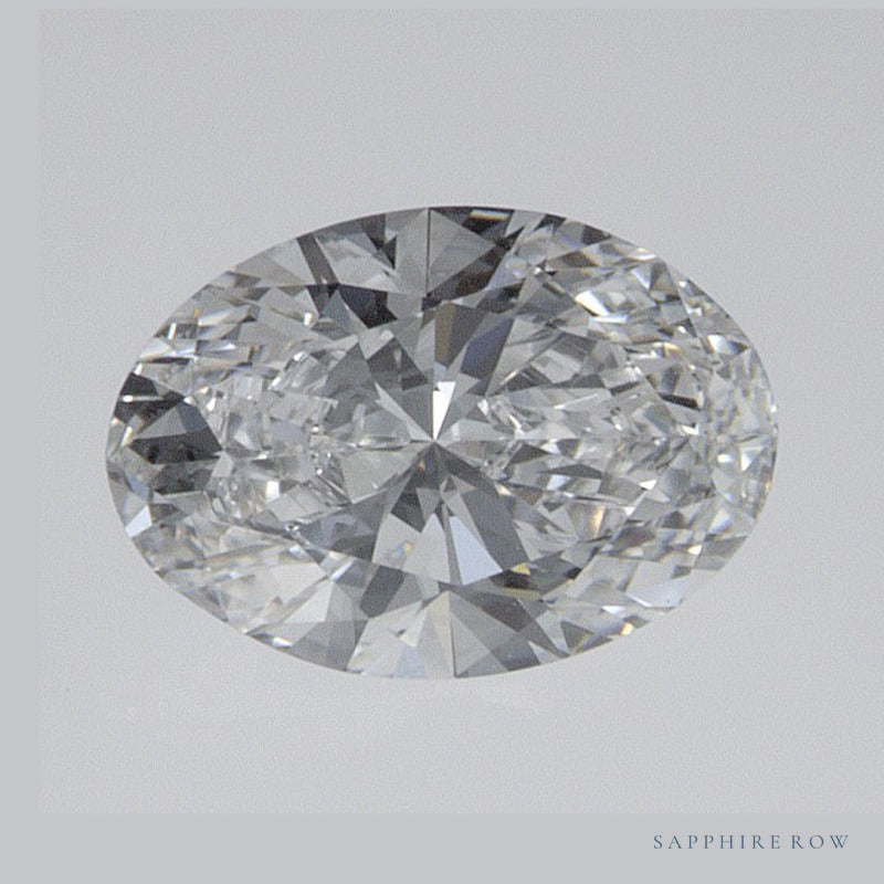 0.58 ct lab-grown diamond, oval cut | Sapphire Row · cut6