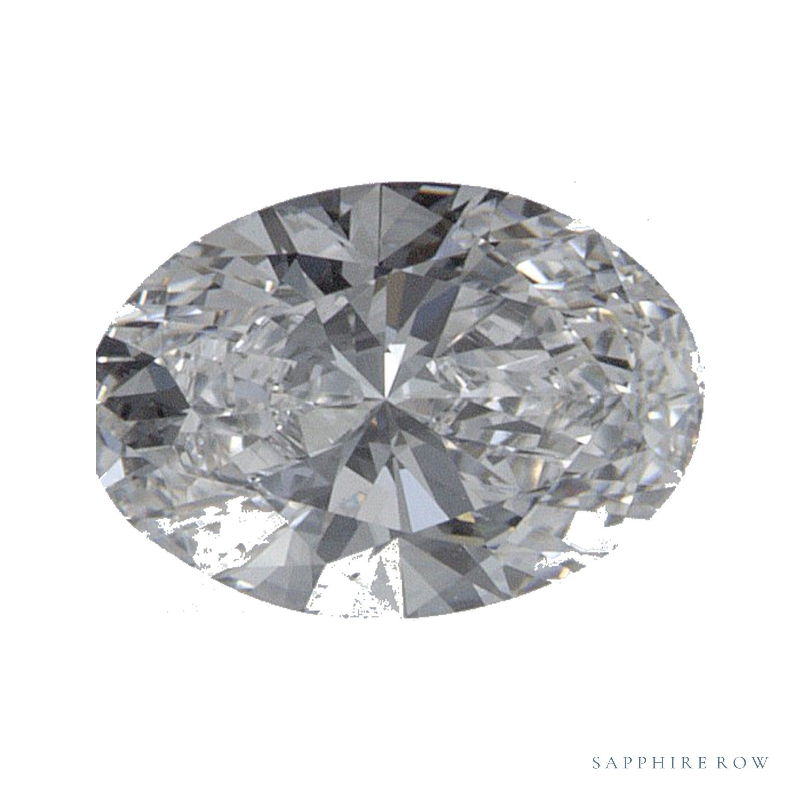0.58 ct Oval Lab-Grown Diamond – D VVS2 — Sapphire Row · cut · cut3 · cut4