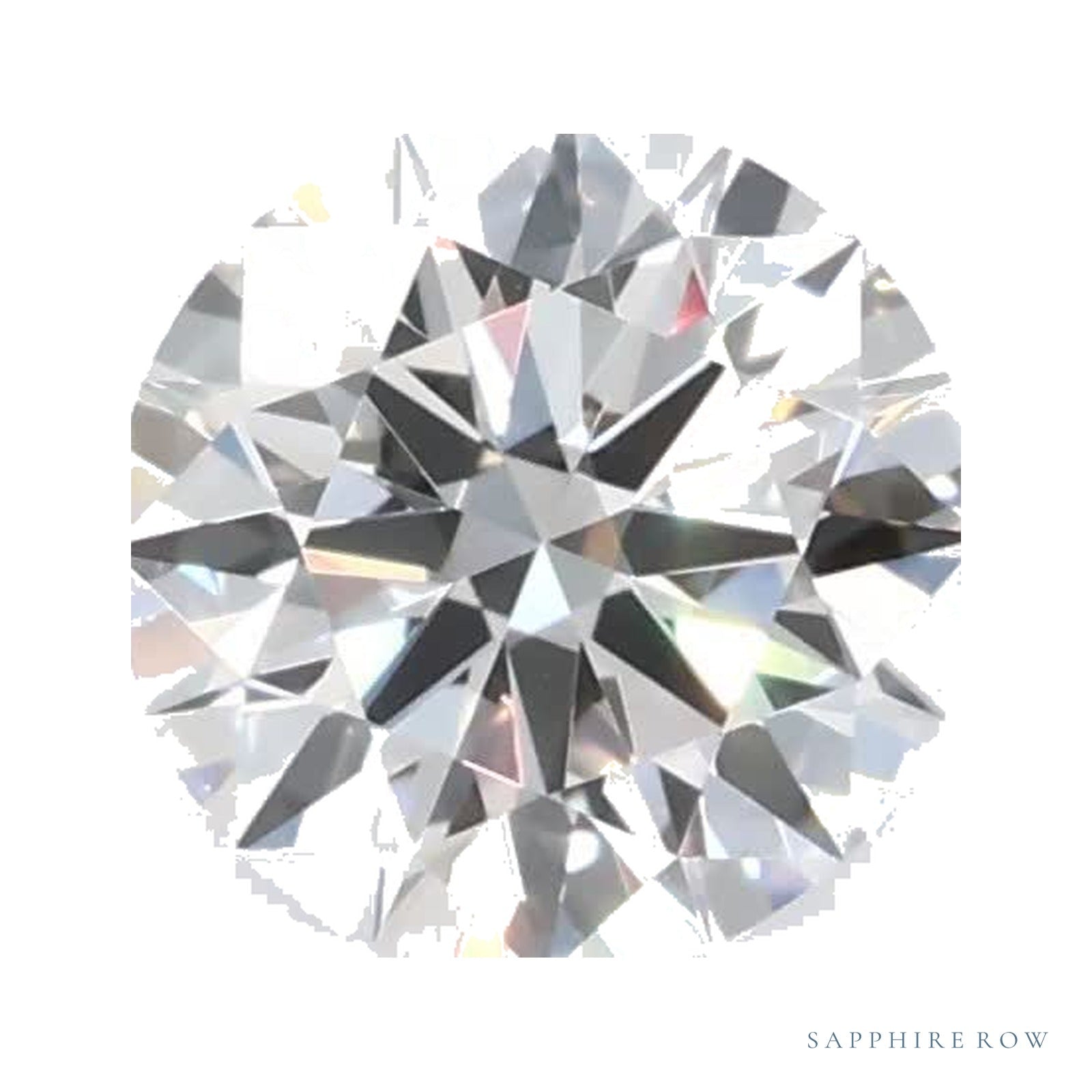 0.58 ct Round Lab-Grown Diamond – G VVS2 — Sapphire Row · cut3 · cut4