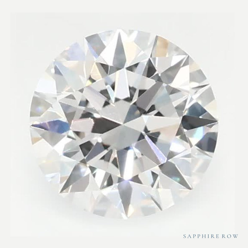 0.58 ct lab-grown diamond, round cut | Sapphire Row · cut6