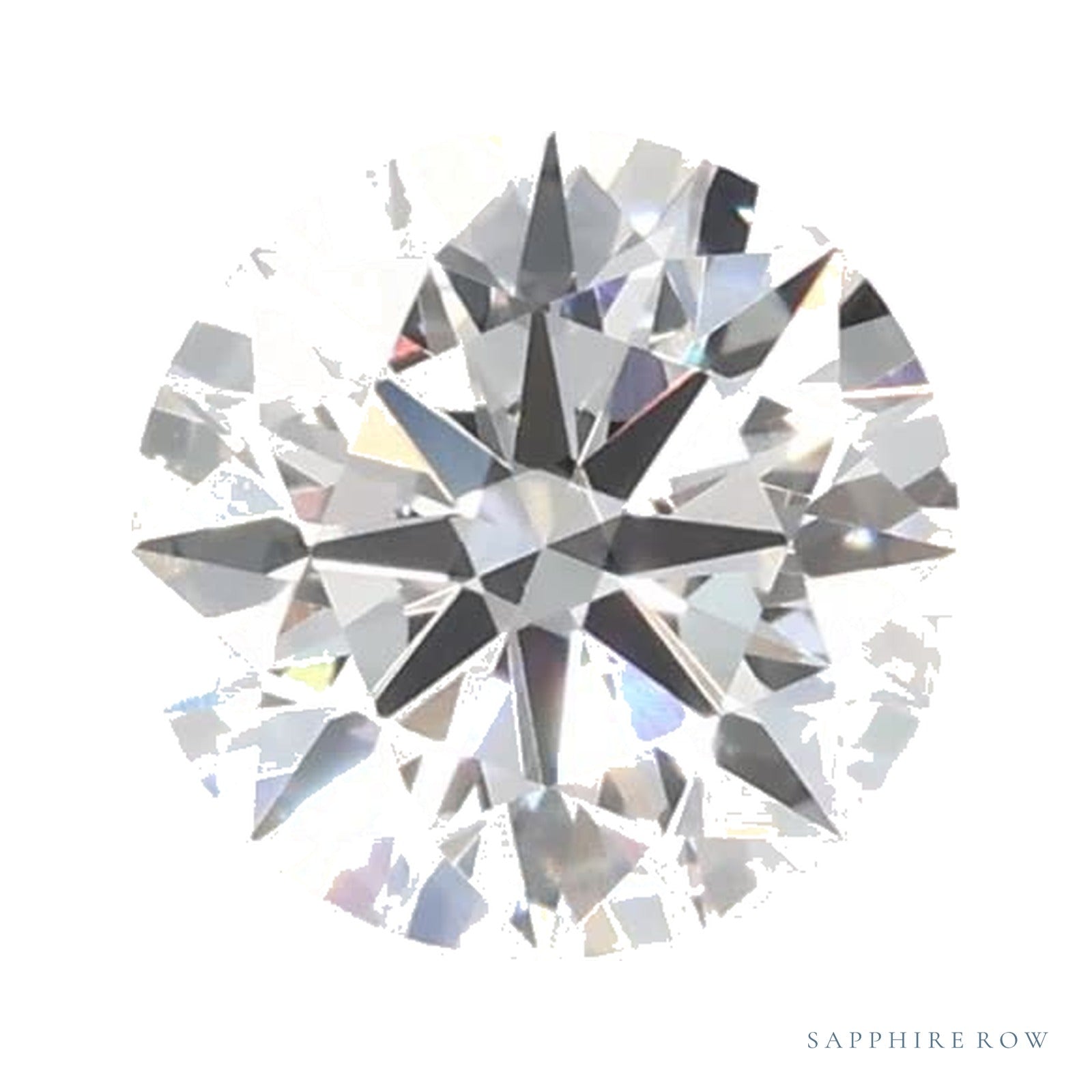 0.58 ct Round Lab-Grown Diamond – E VVS2 — Sapphire Row · cut · cut3 · cut4
