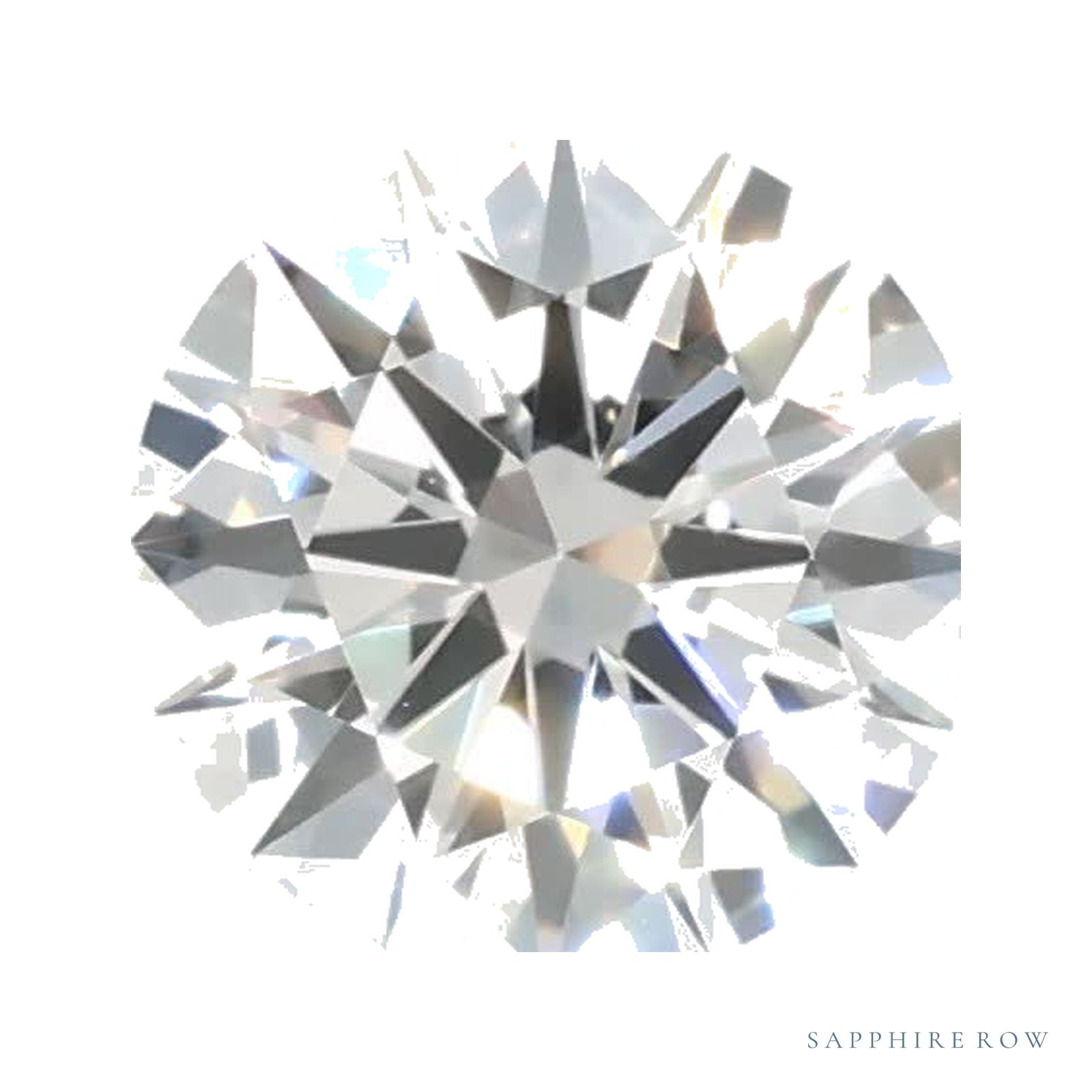 0.58 ct lab-grown diamond, round cut | Sapphire Row · cut4