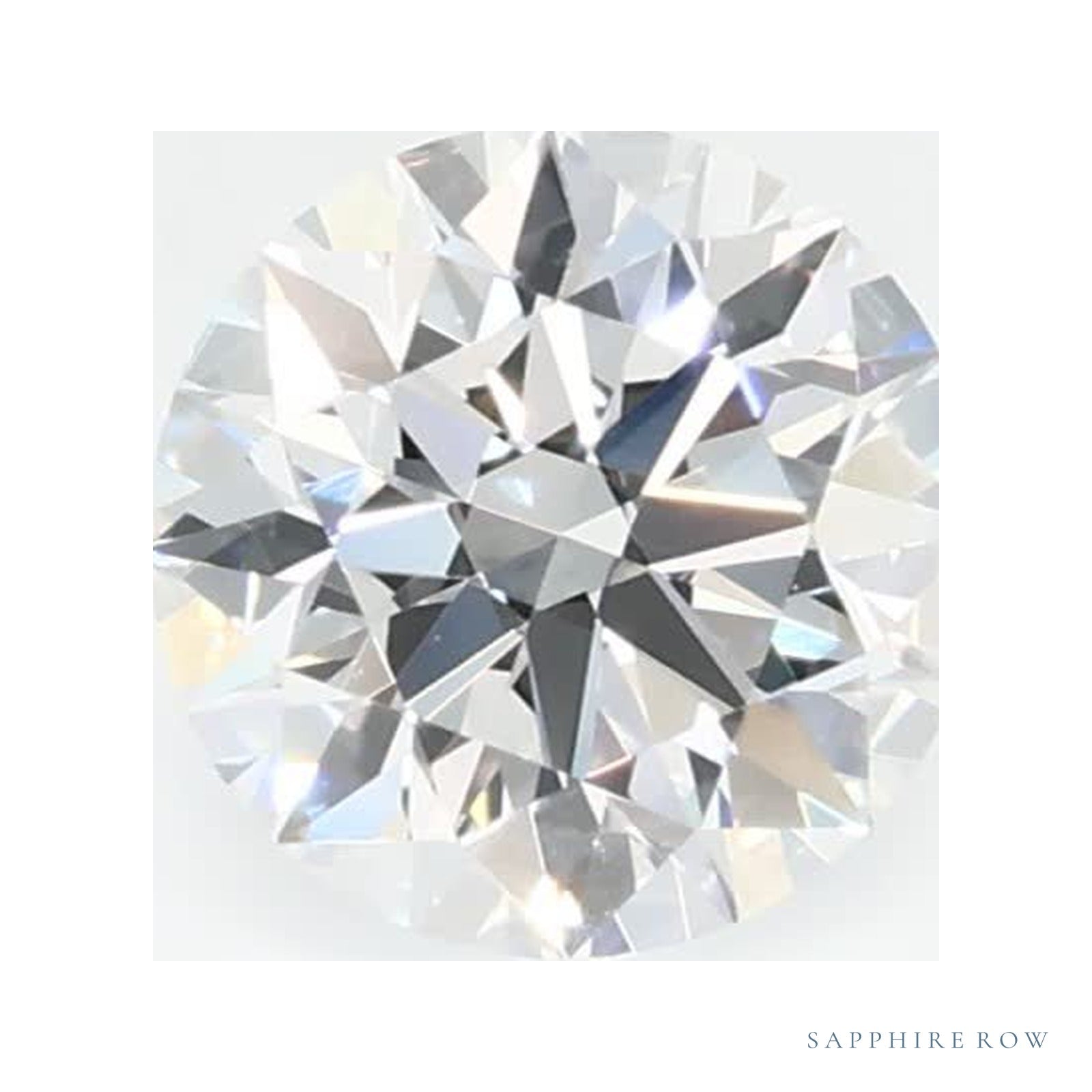 0.58 ct Round Lab-Grown Diamond – E VS1 — Sapphire Row · cut · cut3 · cut4