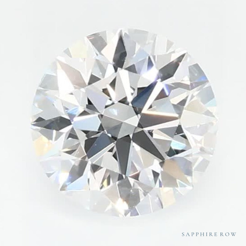 0.58 ct lab-grown diamond, round cut | Sapphire Row · cut6