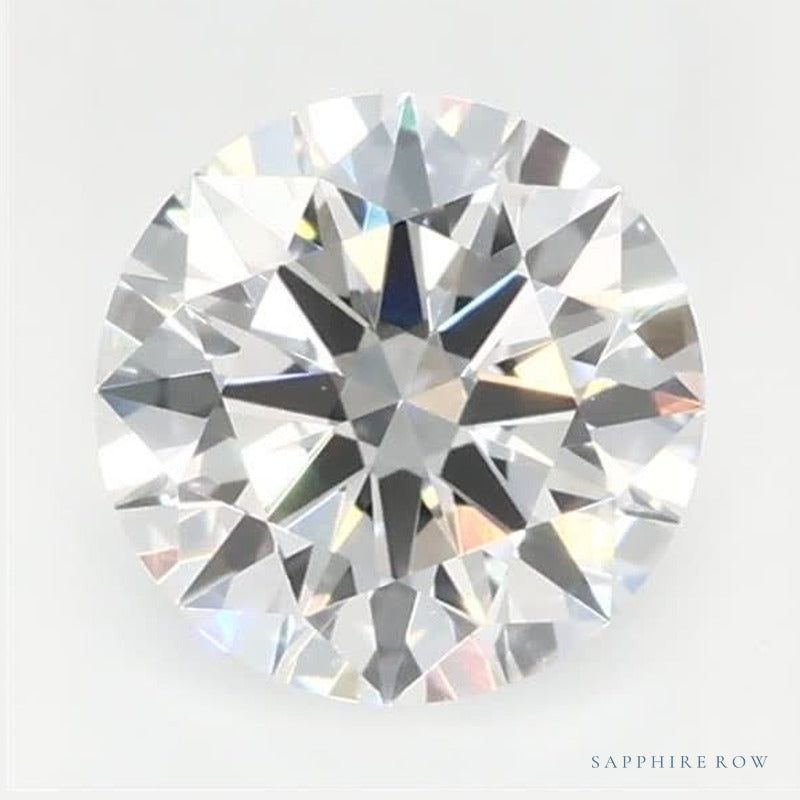 0.58 ct lab-grown diamond, round cut | Sapphire Row · cut6