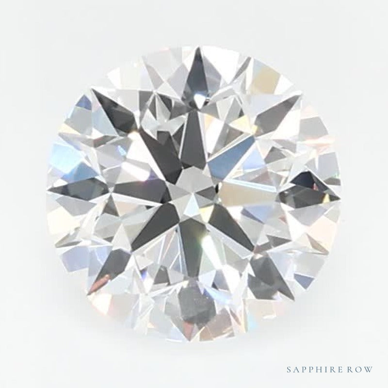 0.58 ct lab-grown diamond, round cut | Sapphire Row · cut6