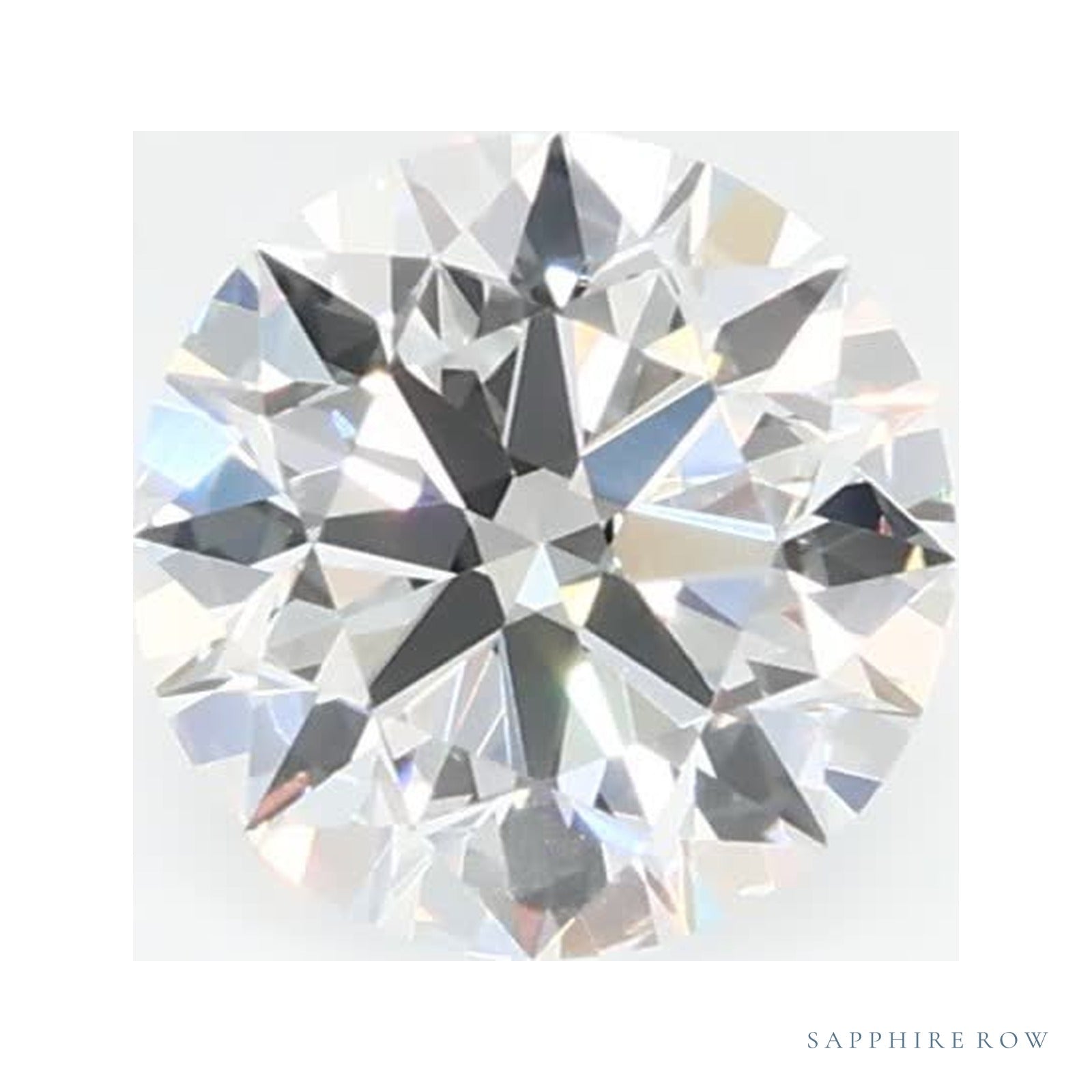 0.58 ct Round Lab-Grown Diamond – E VVS2 — Sapphire Row · cut · cut3 · cut4