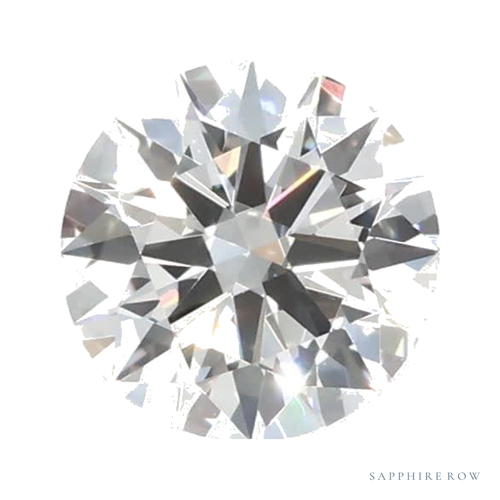 0.58 ct Round Lab-Grown Diamond – E VVS2 — Sapphire Row · cut · cut3 · cut4