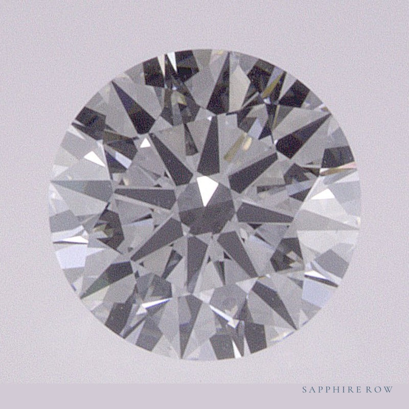0.58 ct lab-grown diamond, round cut | Sapphire Row · cut6