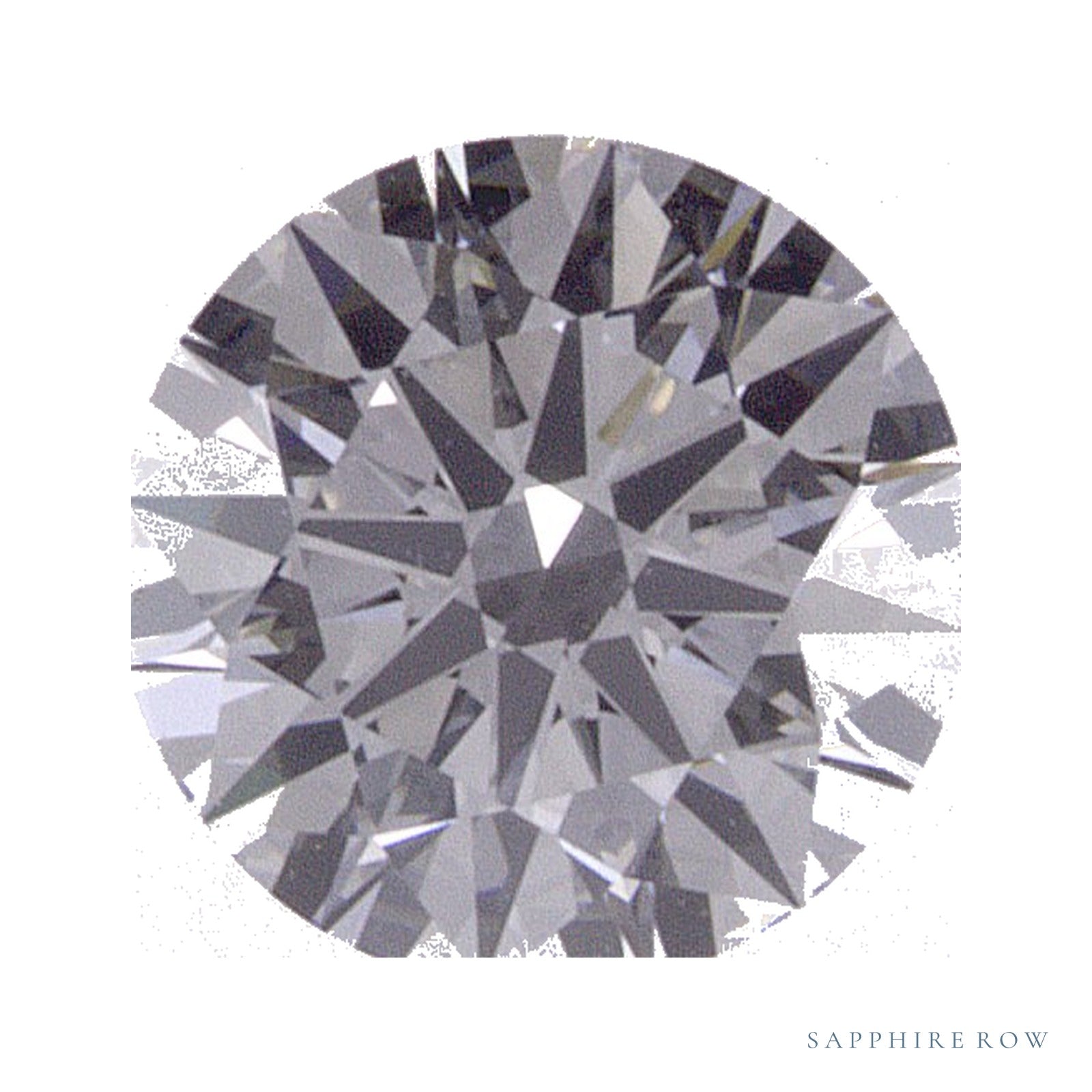 0.58 ct lab-grown diamond, round cut | Sapphire Row · cut4