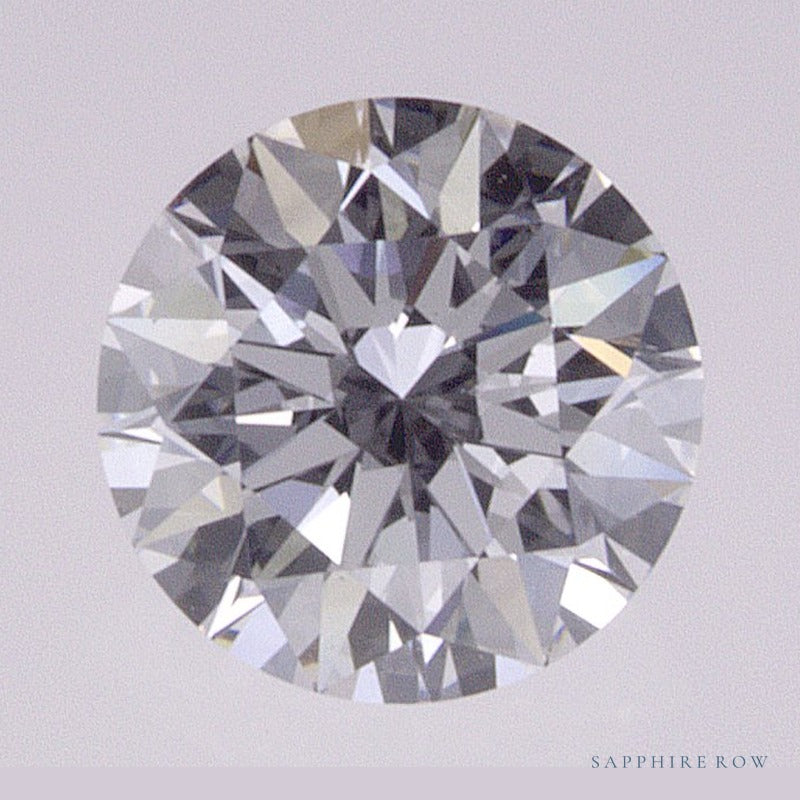 0.58 ct lab-grown diamond, round cut | Sapphire Row · cut6
