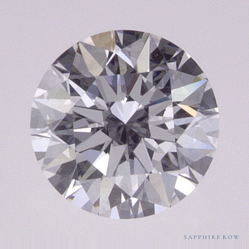 0.58 ct lab-grown diamond, round cut | Sapphire Row · cut7