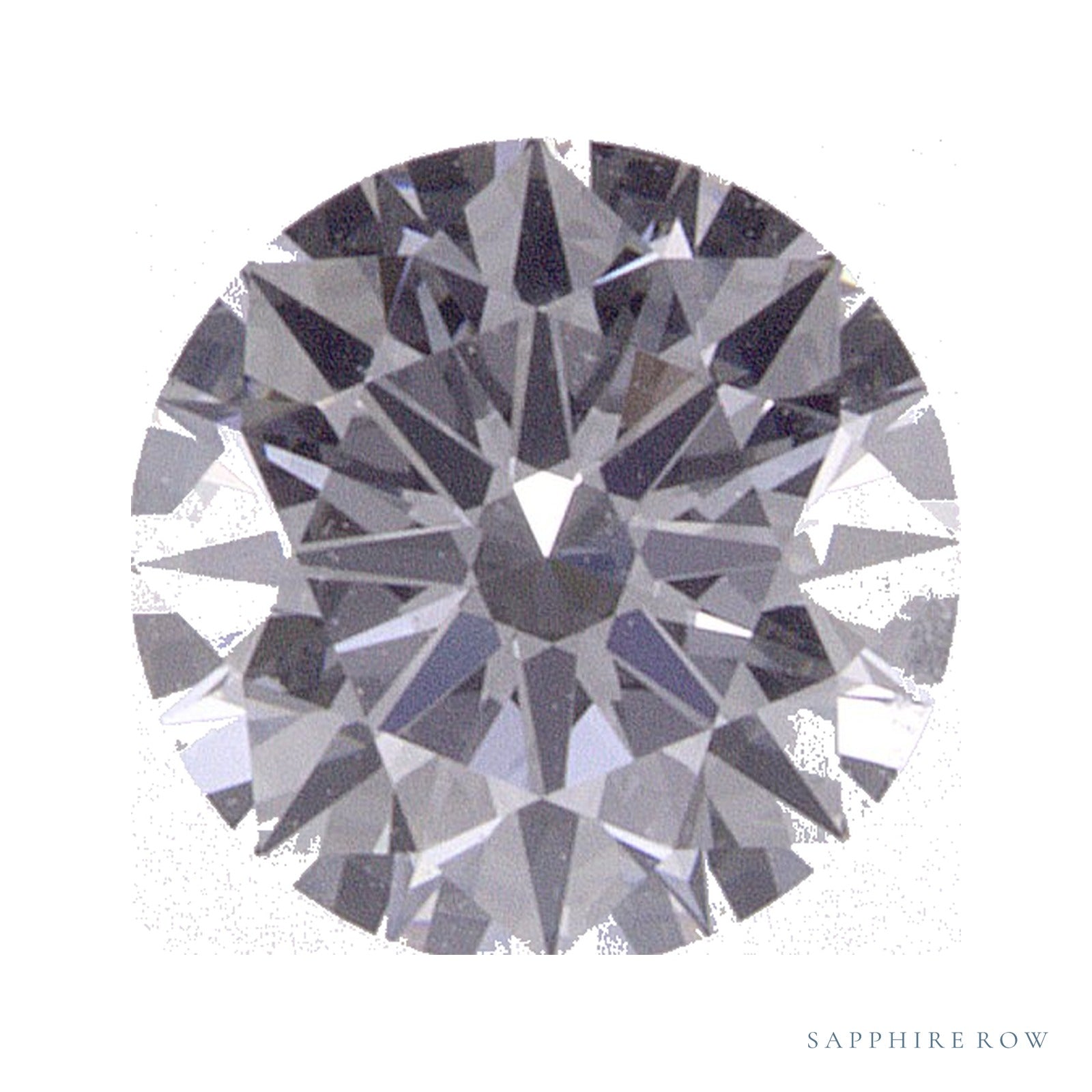 0.58 ct lab-grown diamond, round cut | Sapphire Row · cut4
