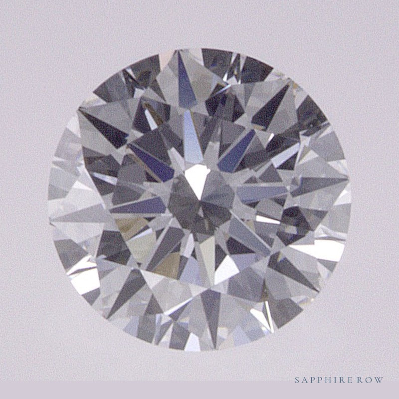 0.58 ct lab-grown diamond, round cut | Sapphire Row · cut6