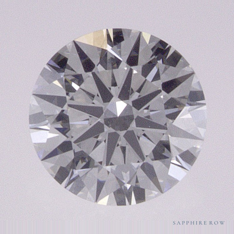 0.58 ct lab-grown diamond, round cut | Sapphire Row · cut7
