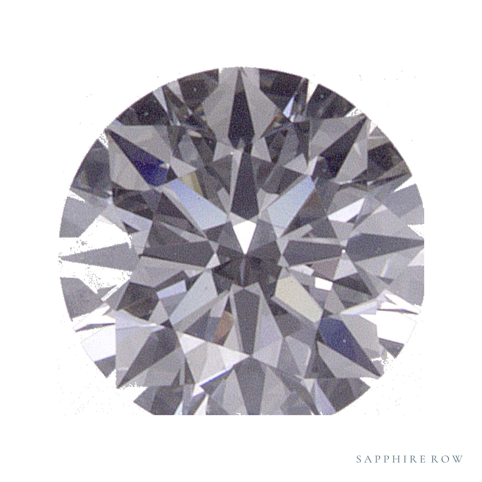 0.58 ct lab-grown diamond, round cut | Sapphire Row · cut4