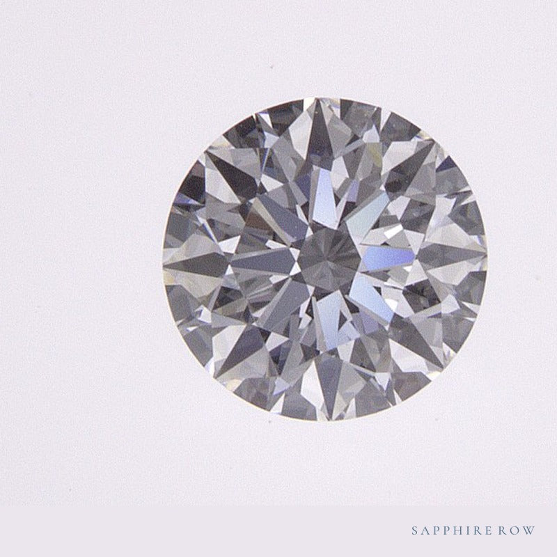 0.58 ct lab-grown diamond, round cut | Sapphire Row · cut6