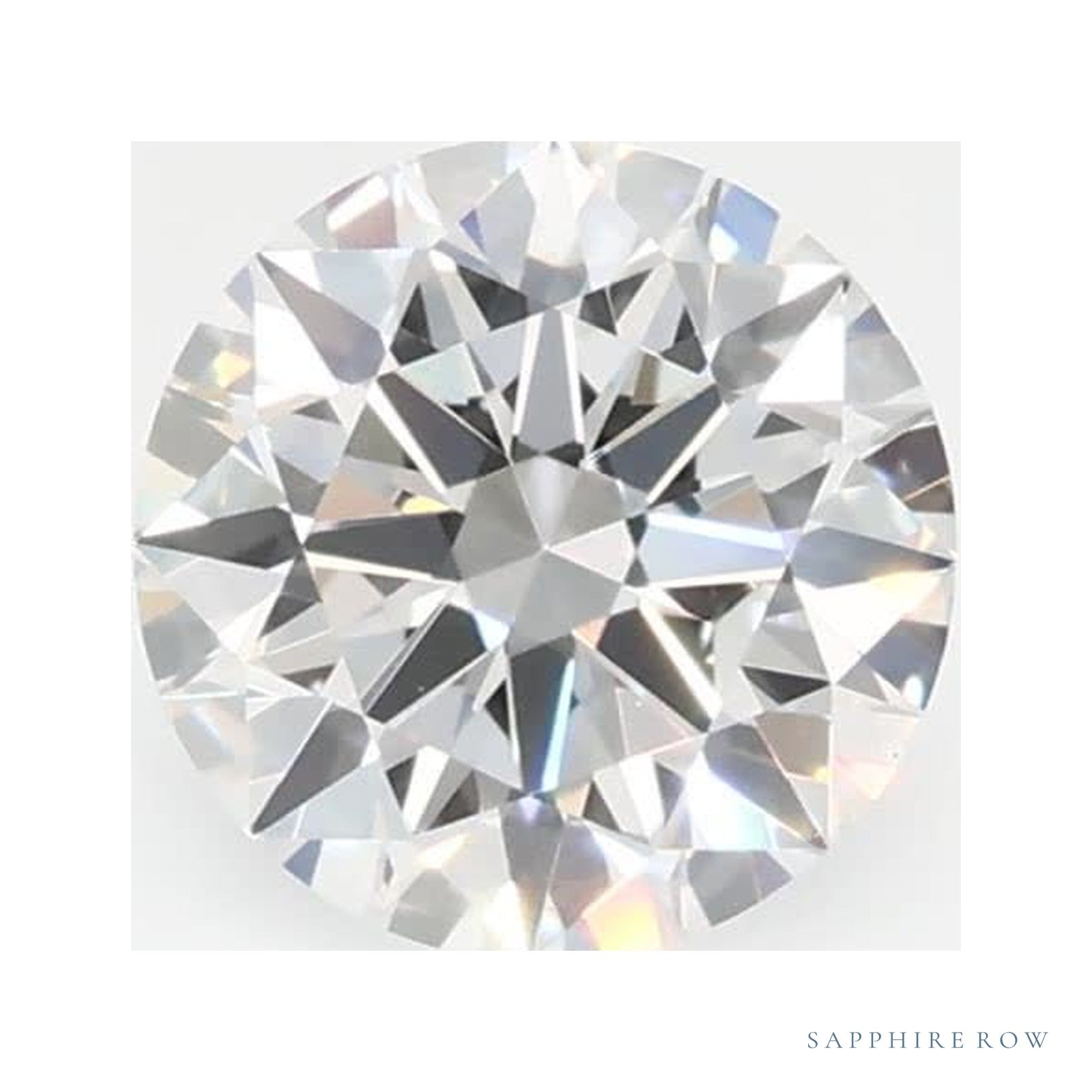 0.58 ct Round Lab-Grown Diamond – E VS1 — Sapphire Row · cut · cut3 · cut4