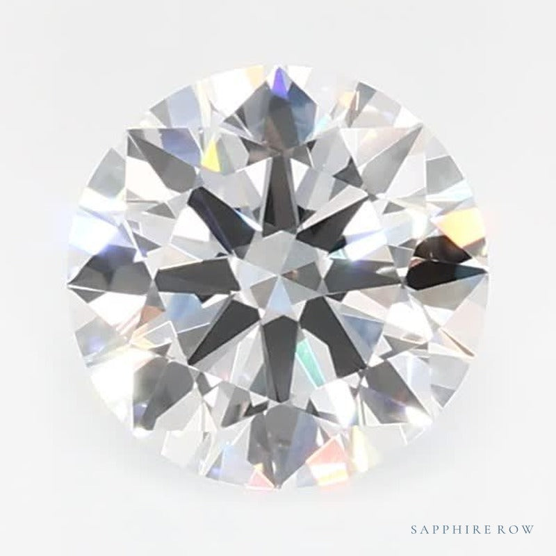 0.58 ct lab-grown diamond, round cut | Sapphire Row · cut6