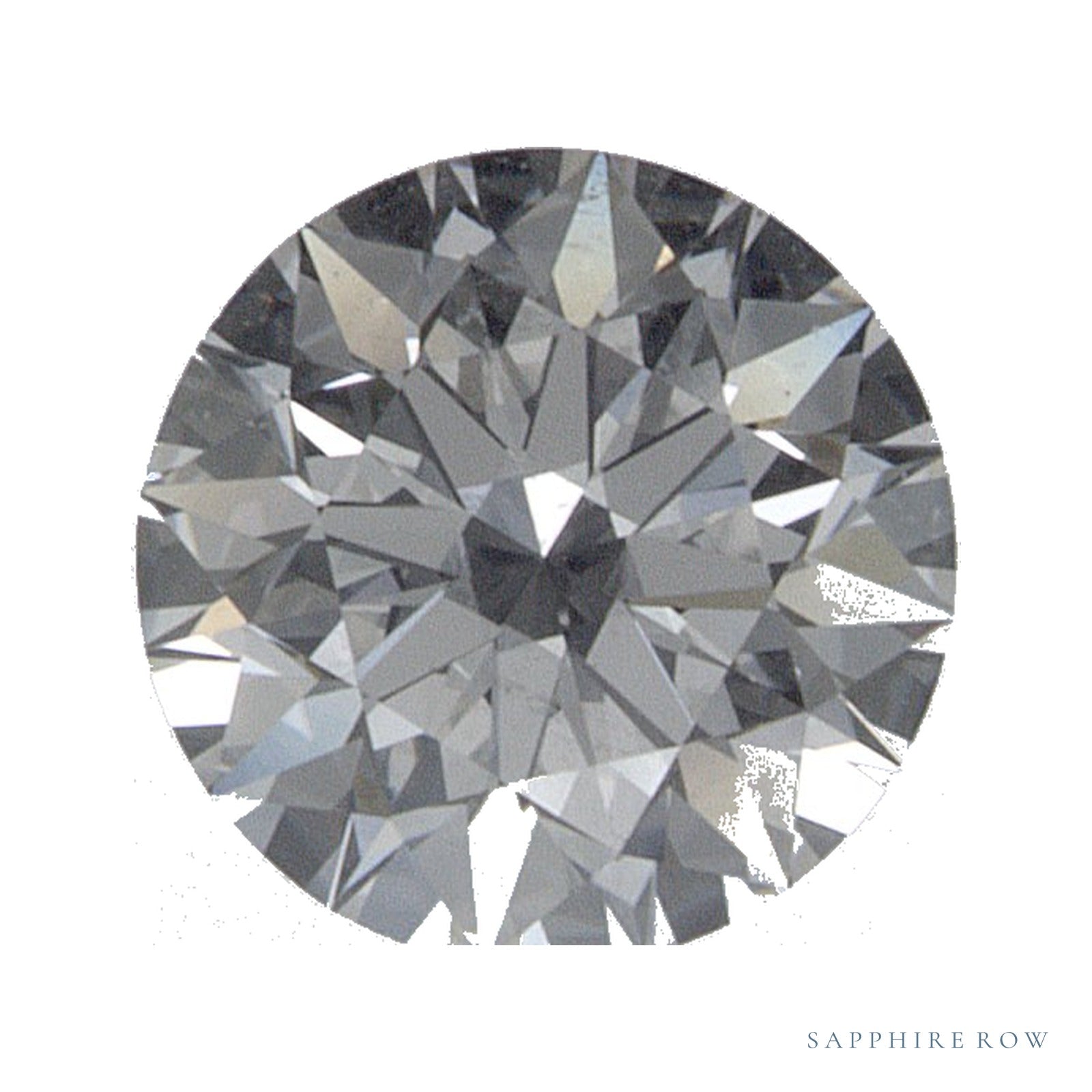 0.57 ct natural diamond, round cut | Sapphire Row · cut4