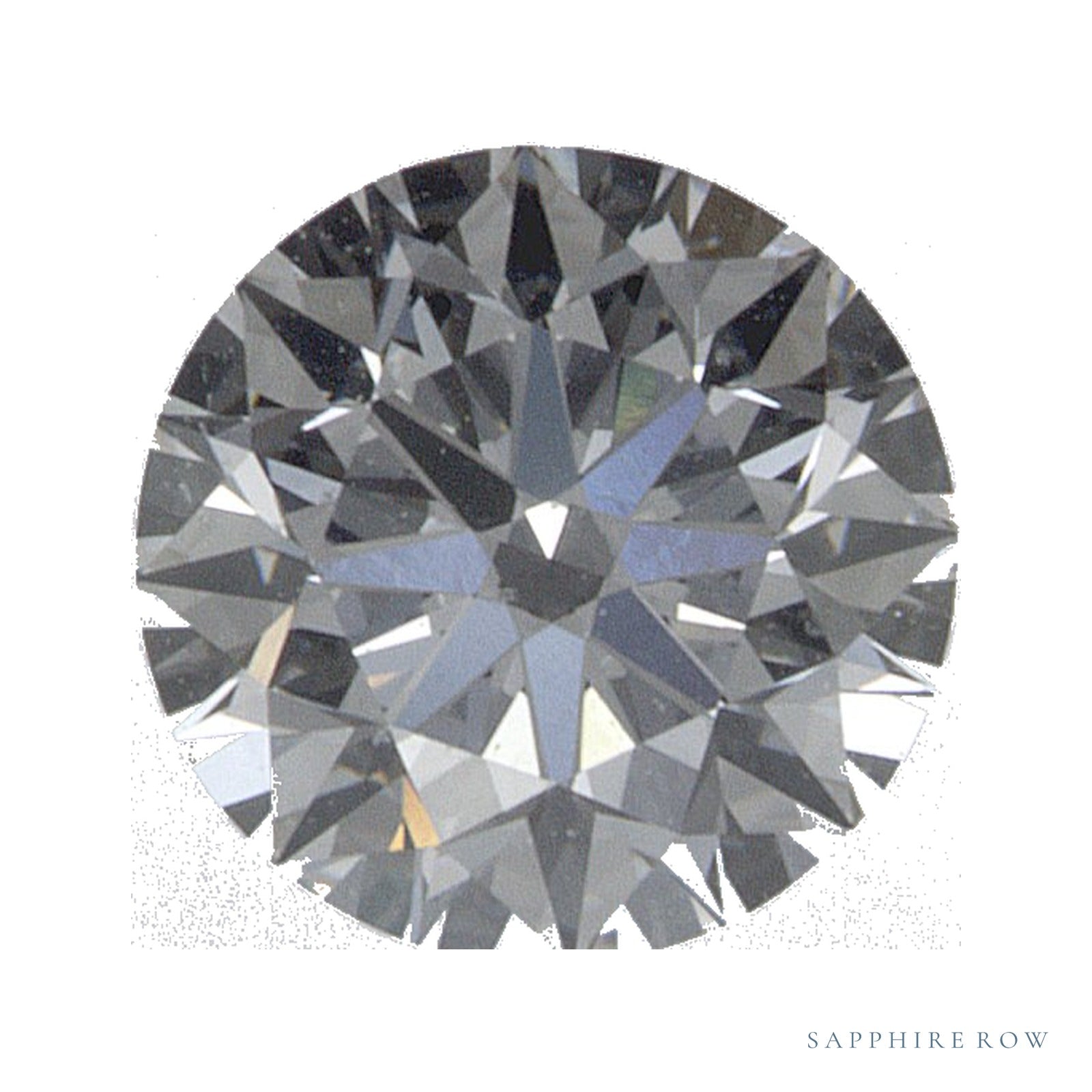 0.57 ct natural diamond, round cut | Sapphire Row · cut4