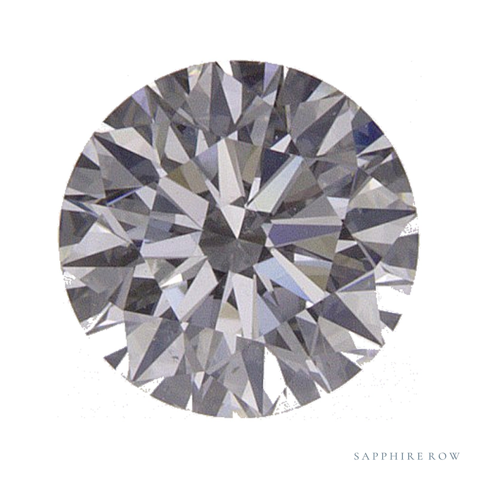 0.57 ct Round Natural Diamond – H SI1 — Sapphire Row · cut · cut3 · cut4