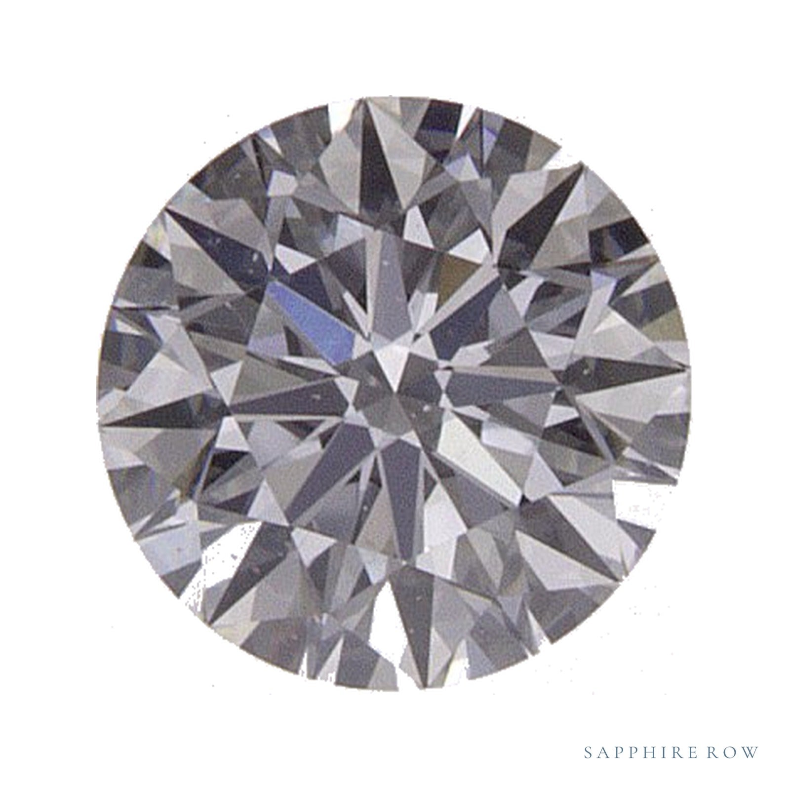 0.57 ct natural diamond, round cut | Sapphire Row · cut4