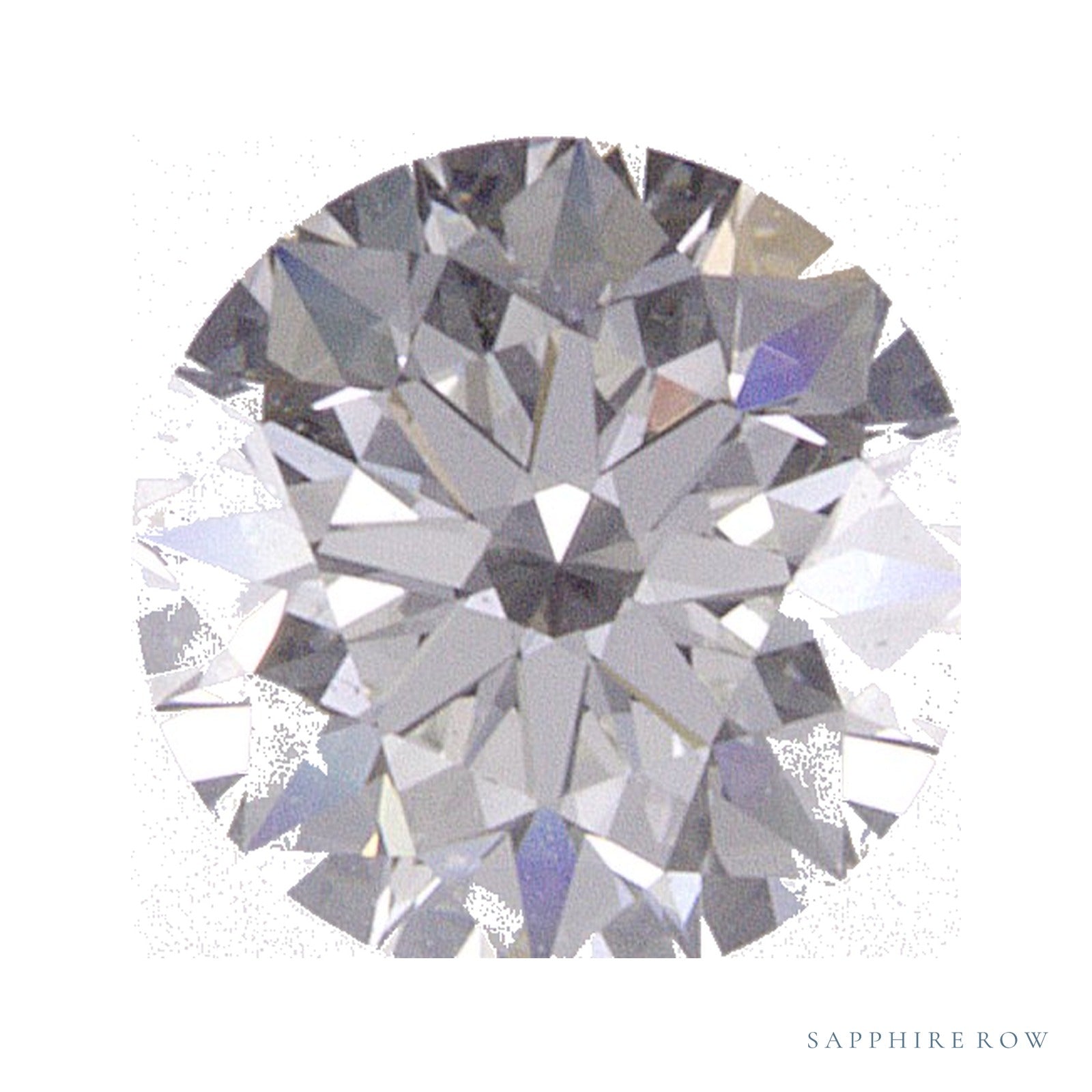0.57 ct natural diamond, round cut | Sapphire Row · cut4