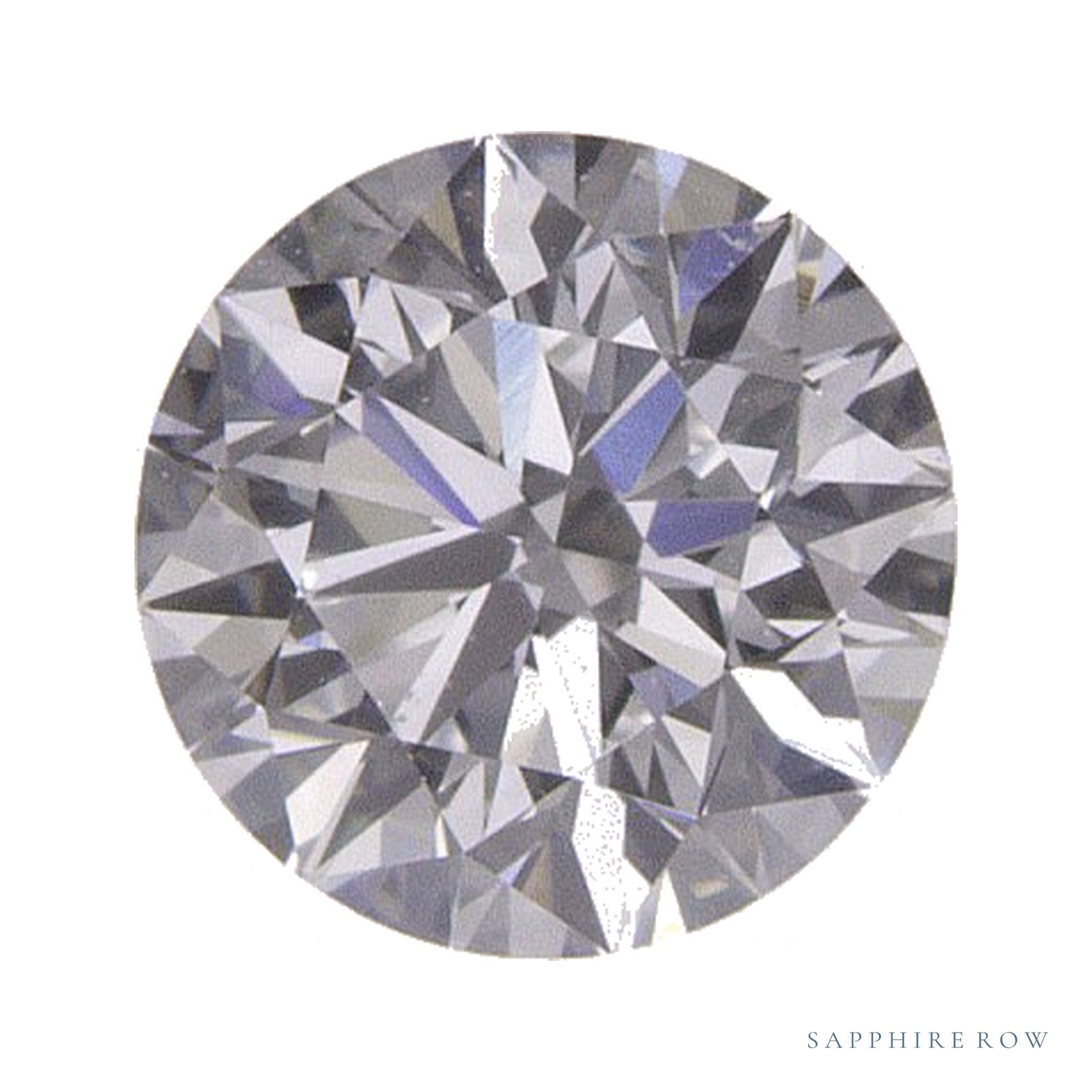 0.57 ct natural diamond, round cut | Sapphire Row · cut4