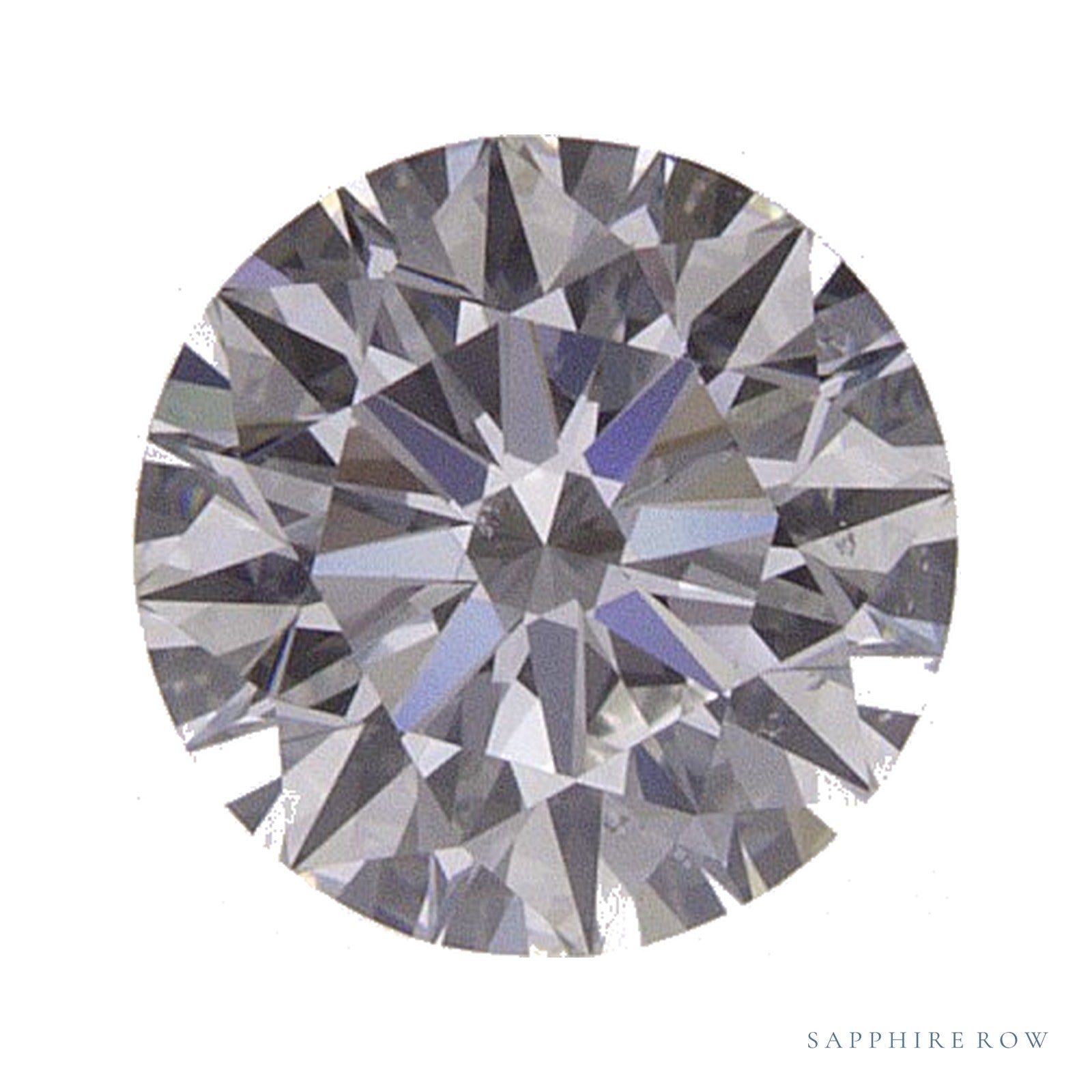 0.57 ct natural diamond, round cut | Sapphire Row · cut4