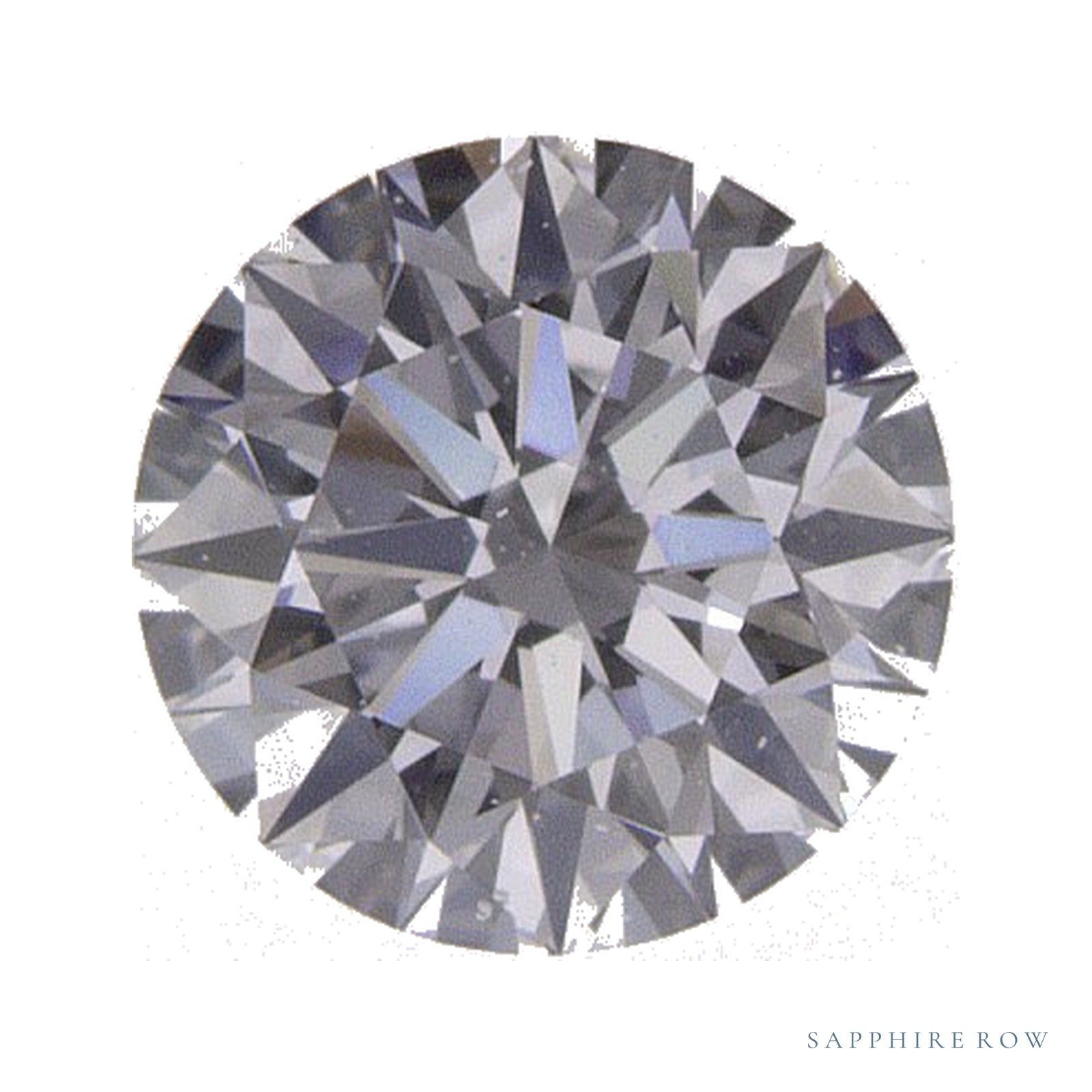 0.57 ct natural diamond, round cut | Sapphire Row · cut4