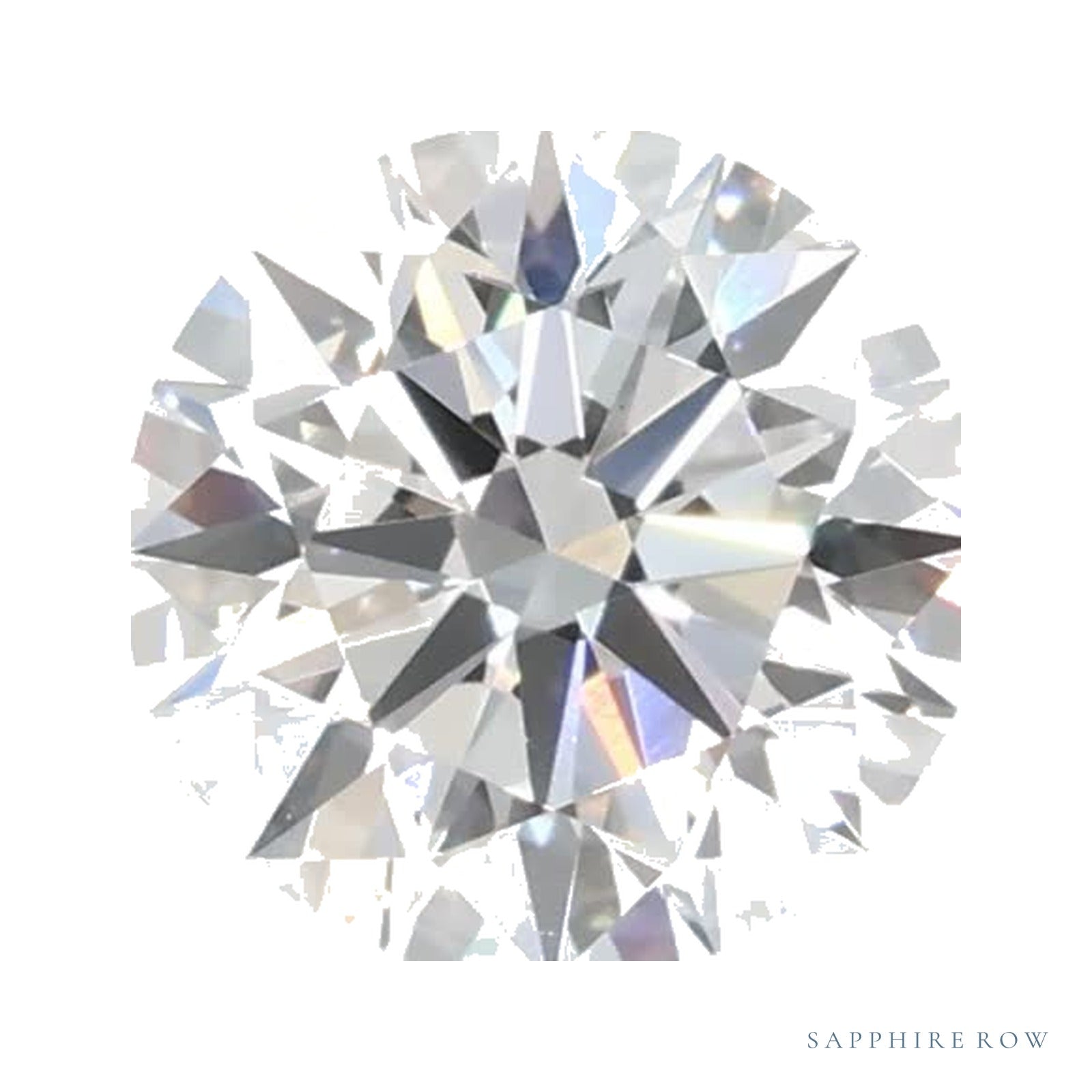 0.57 ct Round Lab-Grown Diamond – E VS1 — Sapphire Row · cut3 · cut4