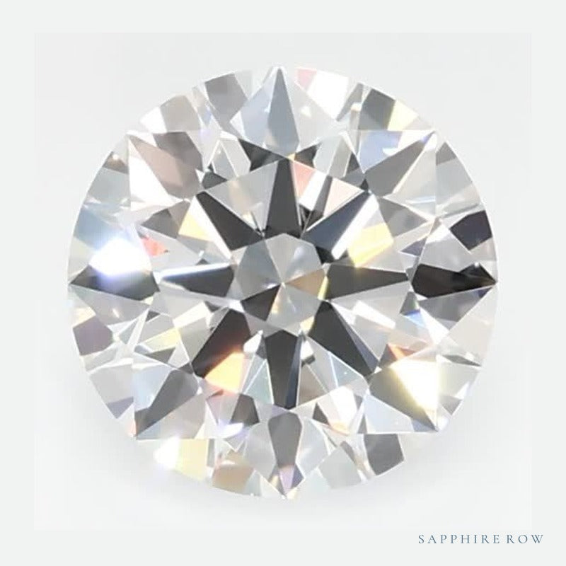 0.57 ct lab-grown diamond, round cut | Sapphire Row · cut6