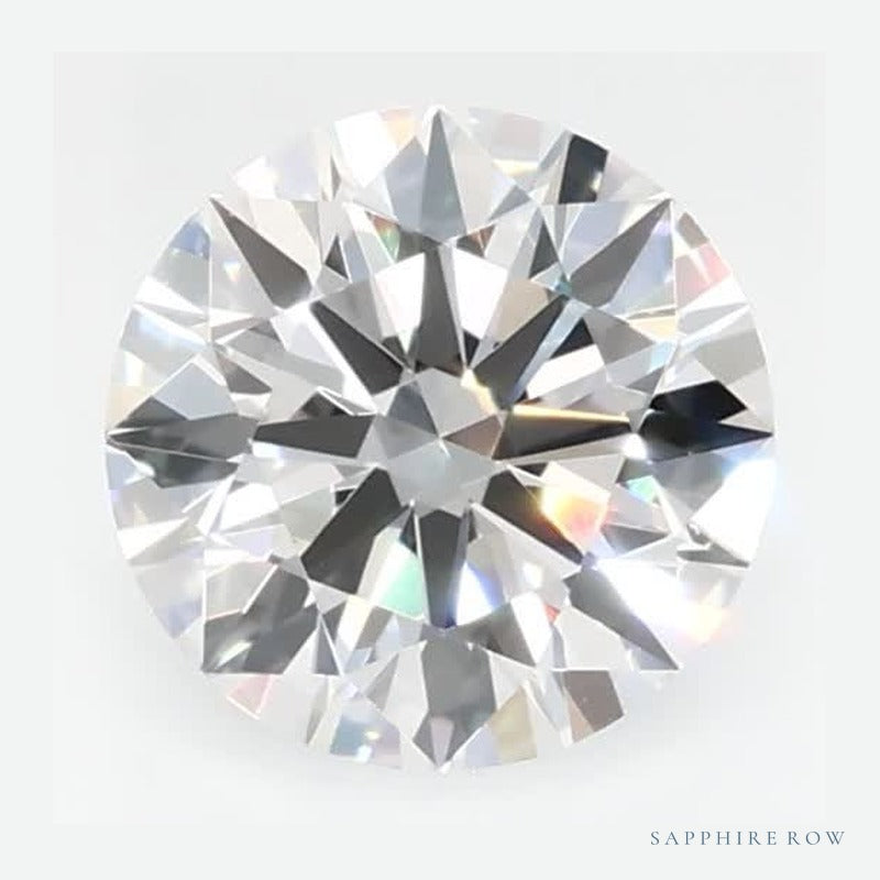 0.57 ct lab-grown diamond, round cut | Sapphire Row · cut6