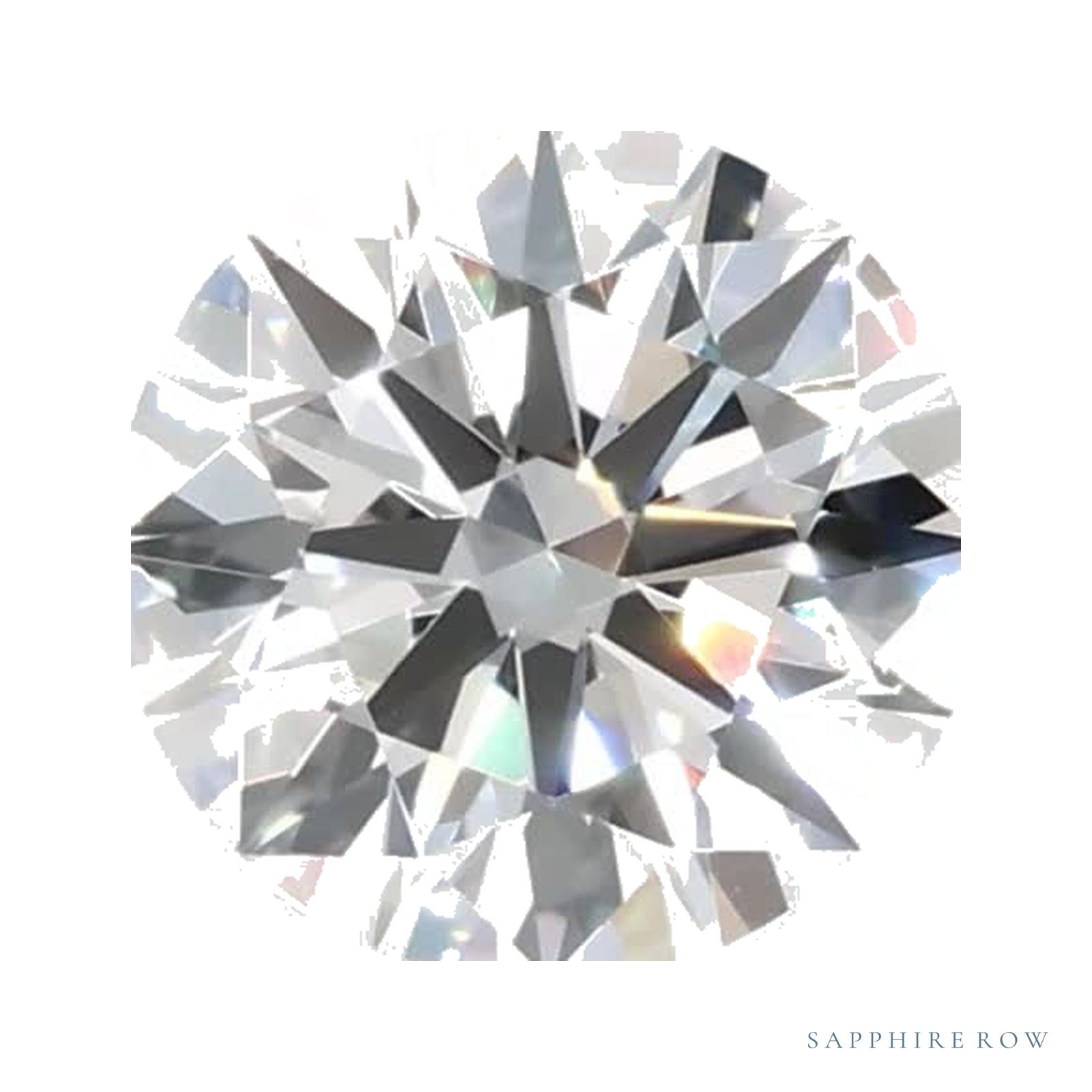 0.57 ct Round Lab-Grown Diamond – G VVS2 — Sapphire Row · cut3 · cut4