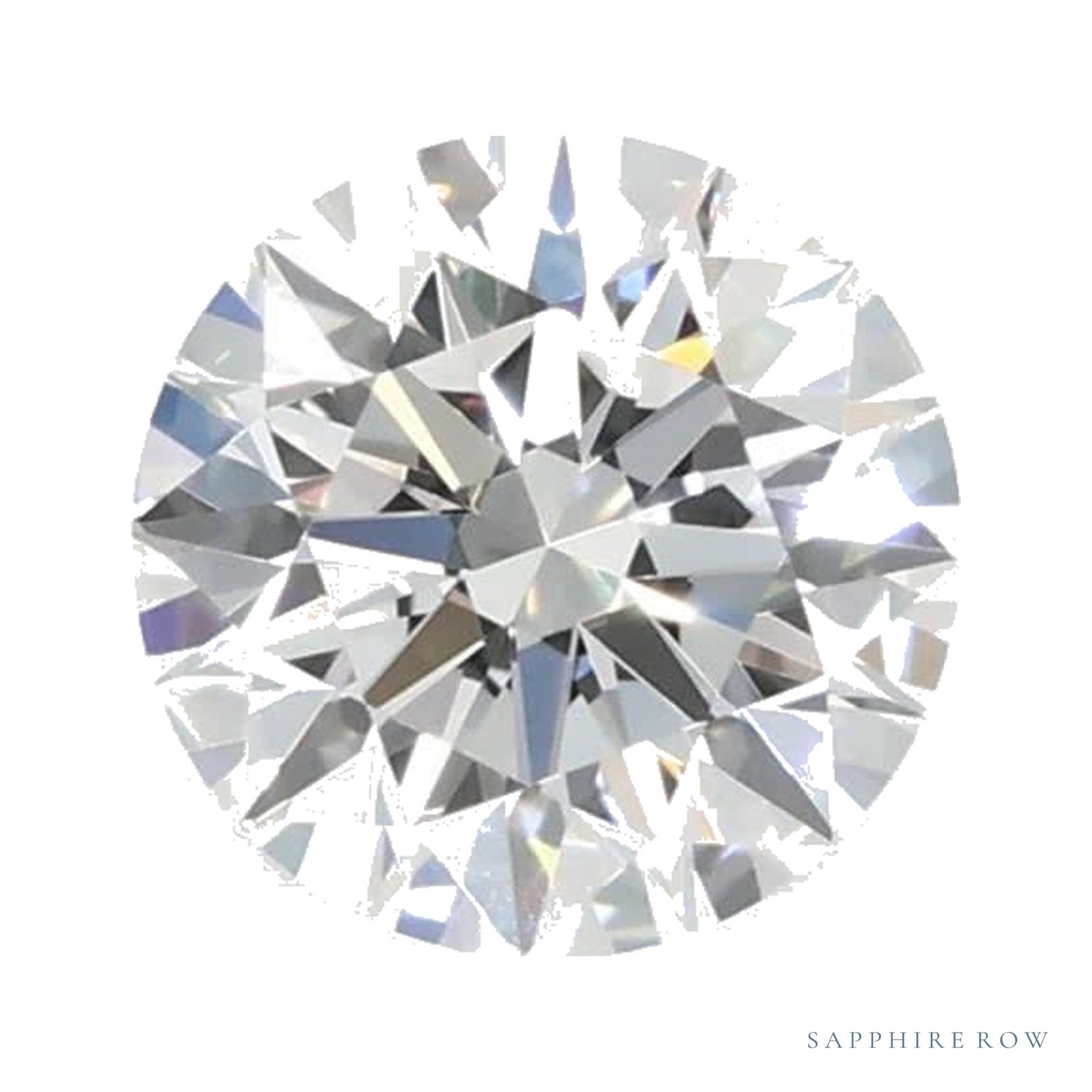 0.57 ct Round Lab-Grown Diamond – E VVS2 — Sapphire Row · cut · cut3 · cut4