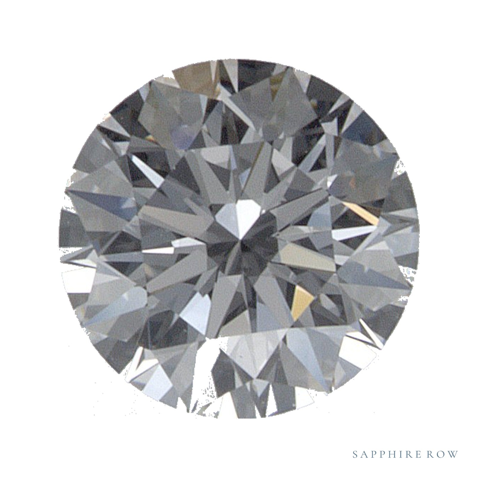 0.57 ct lab-grown diamond, round cut | Sapphire Row · cut4