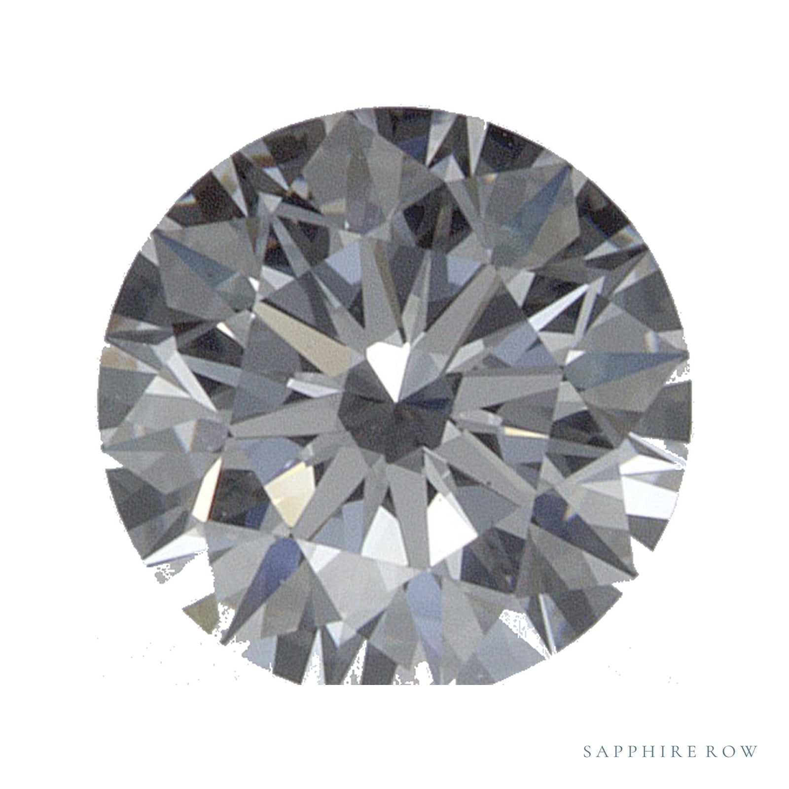 0.57 ct lab-grown diamond, round cut | Sapphire Row · cut4