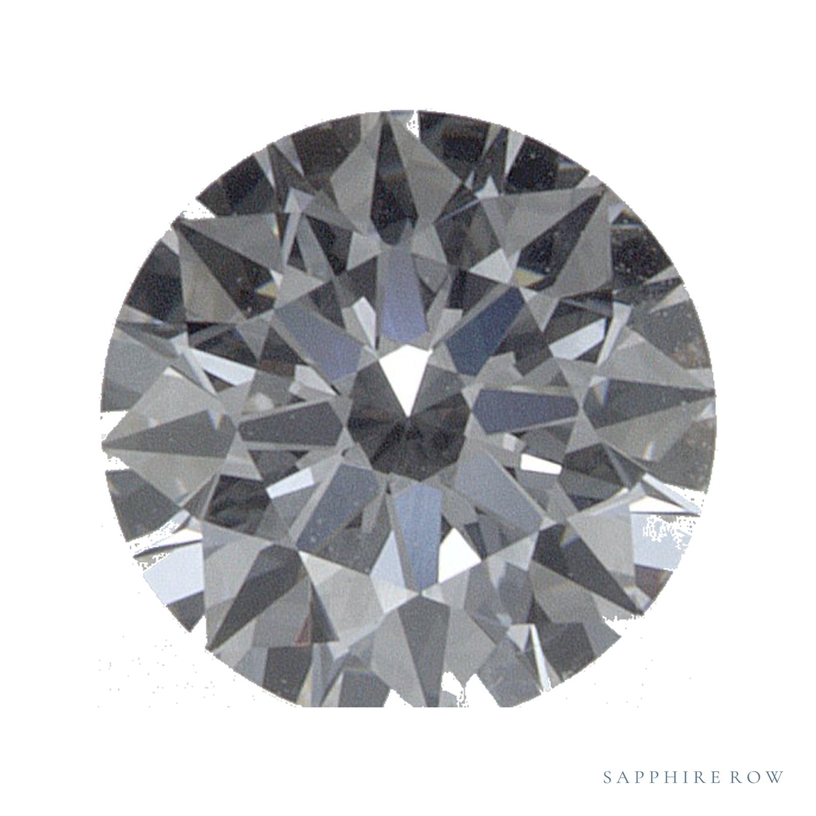 0.57 ct lab-grown diamond, round cut | Sapphire Row · cut4